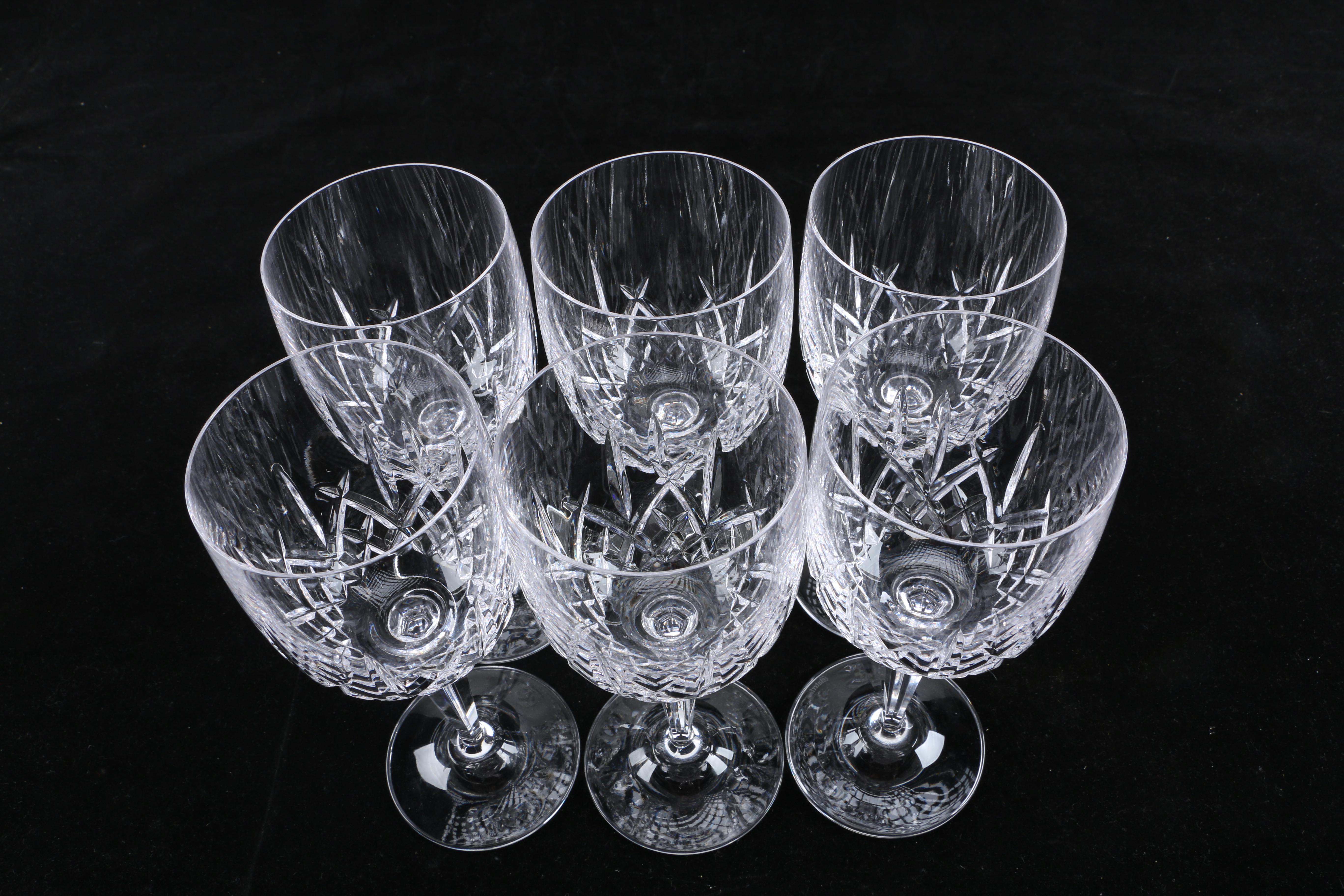 Waterford Crystal "Newgrange" Wine Glasses