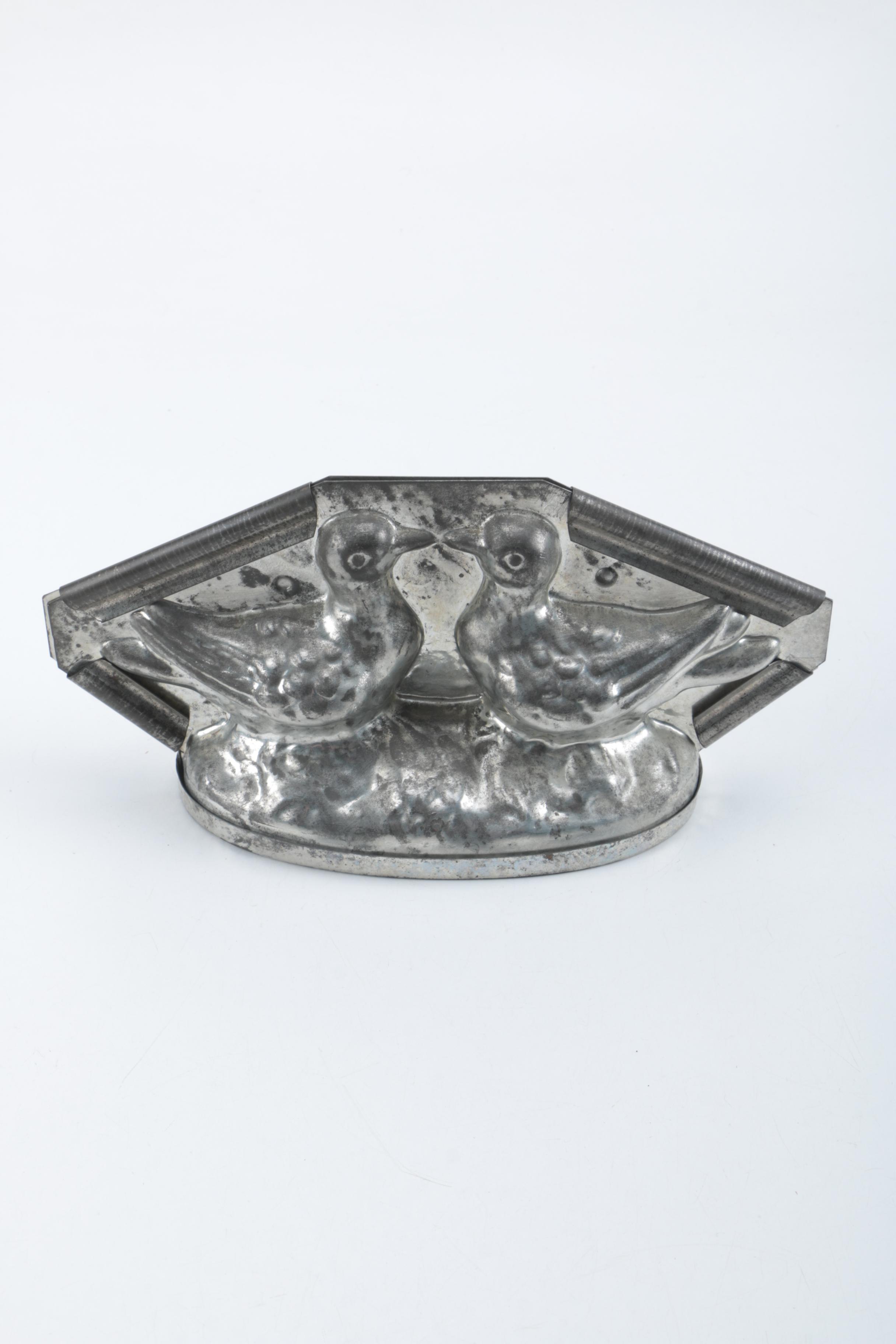 Metal Chocolate Dove Mold