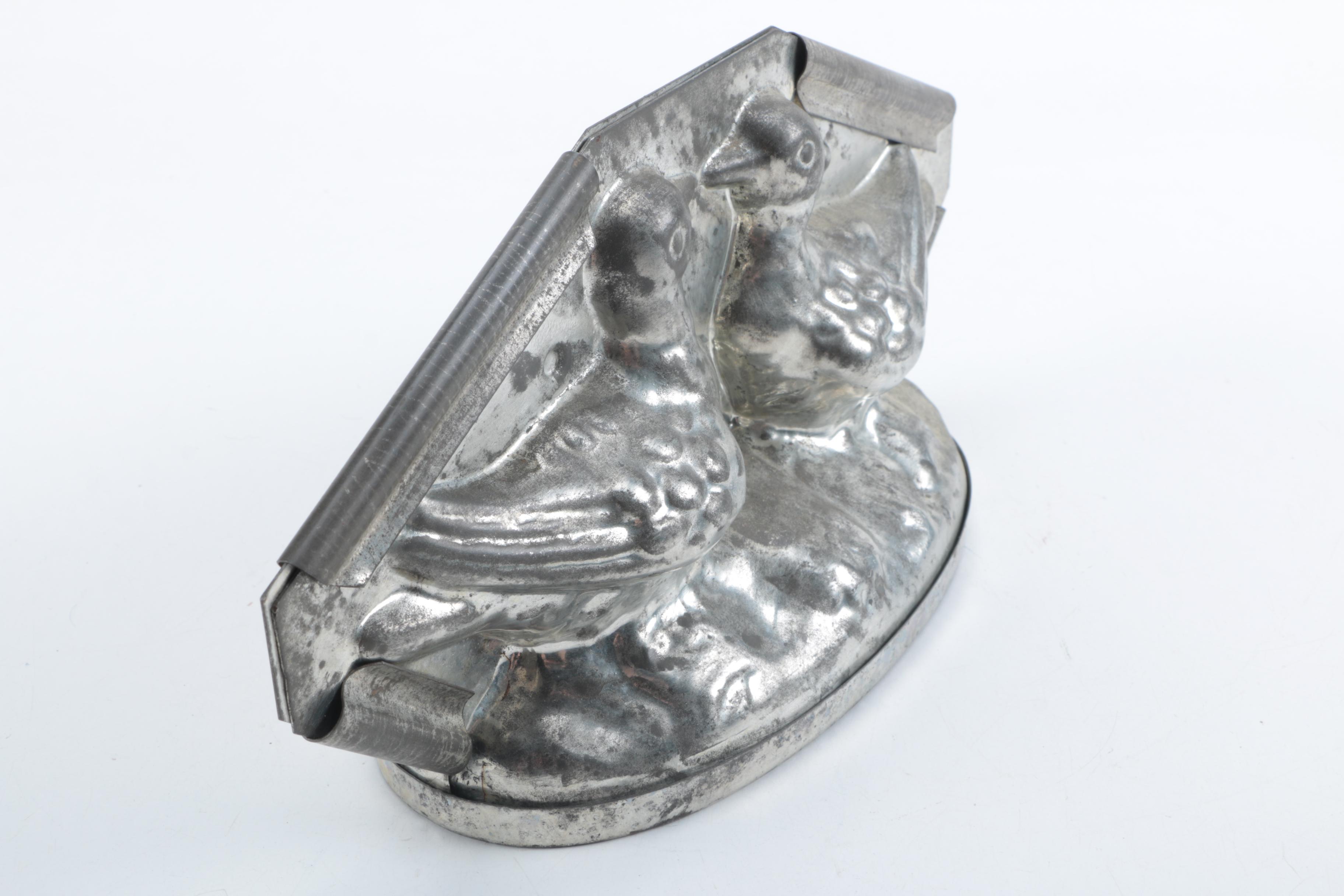 Metal Chocolate Dove Mold