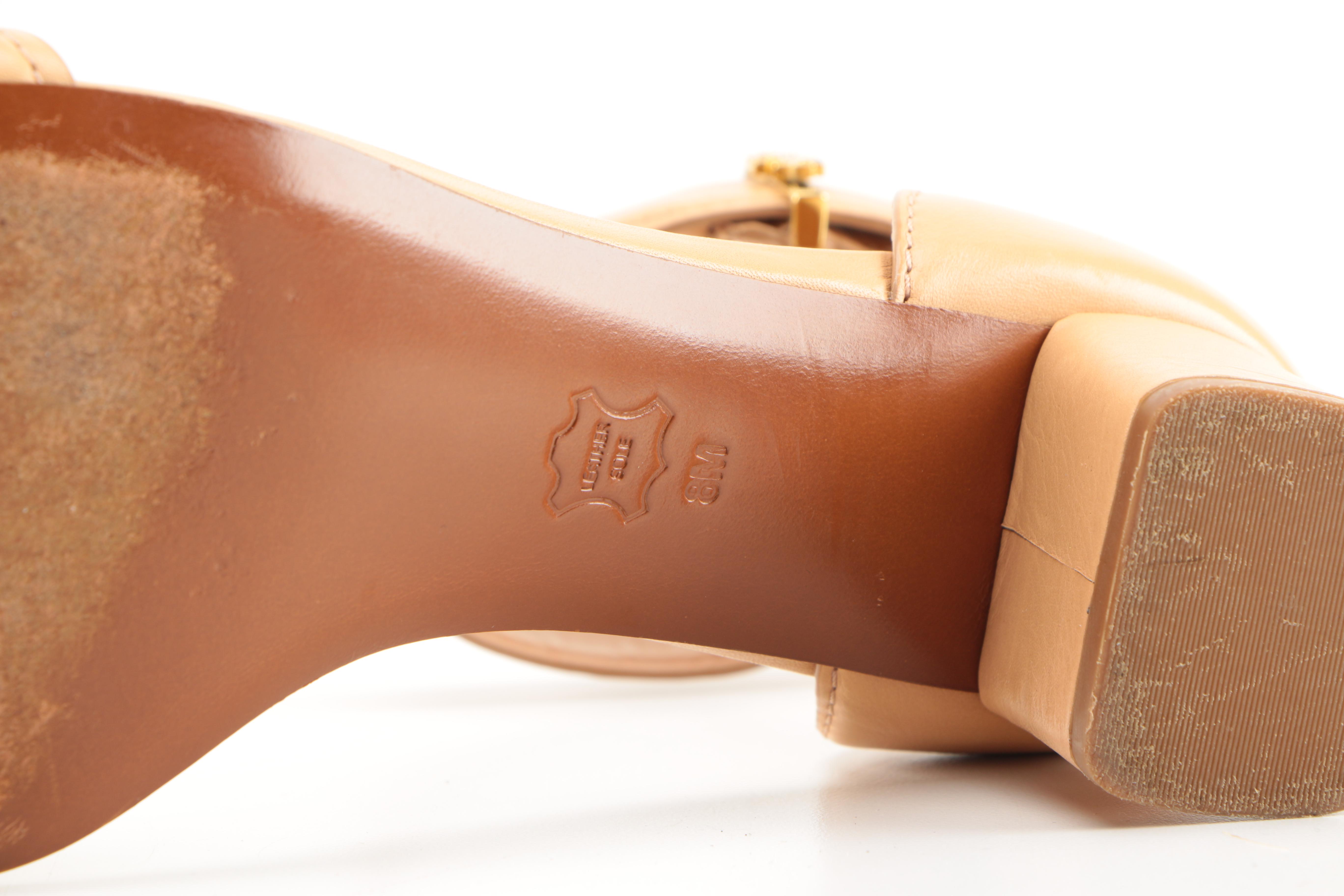 Tory Burch Chunky Heel Sandals