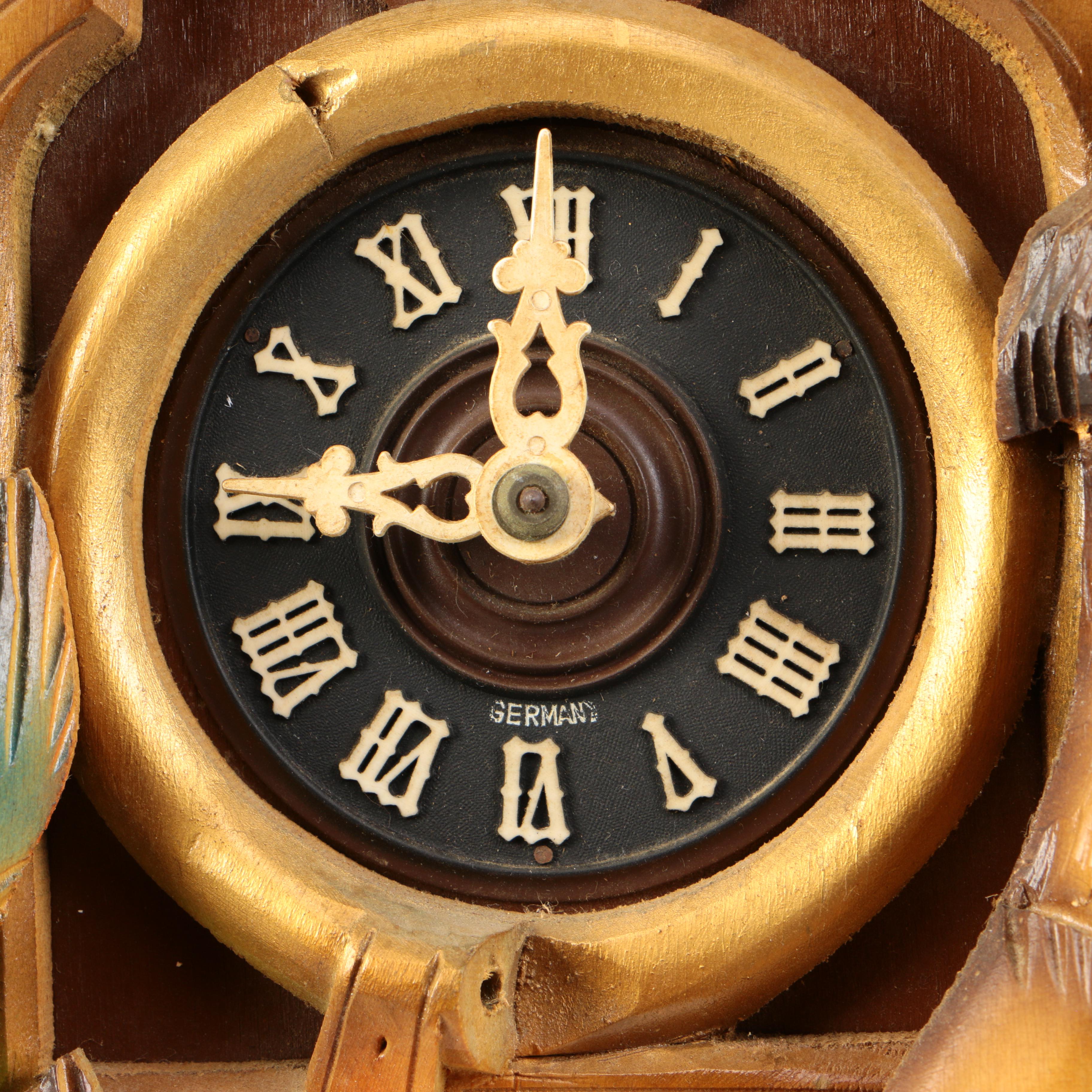 German Made Cuckoo Clock with E. Schmeckenbecher Movement