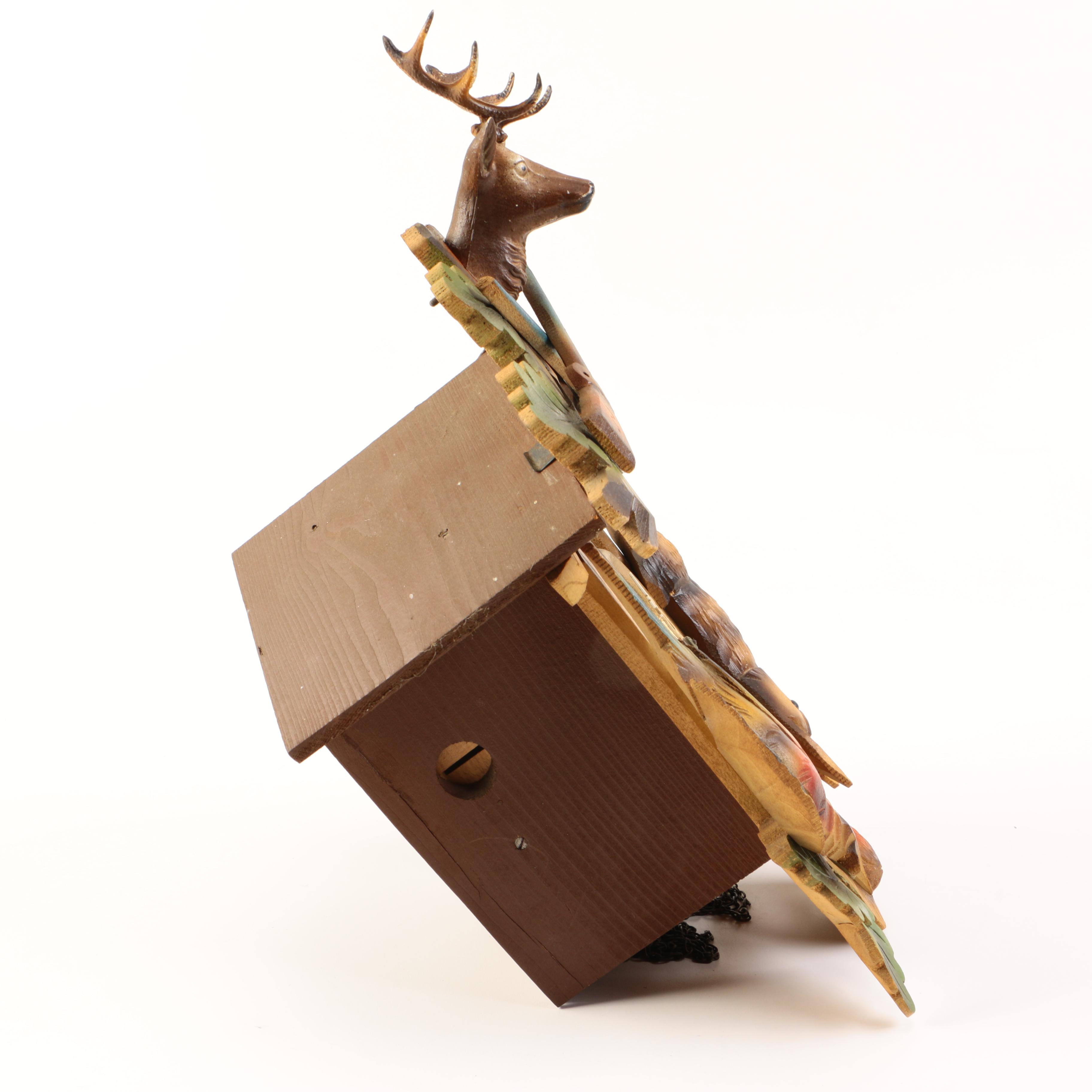 German Made Cuckoo Clock with E. Schmeckenbecher Movement