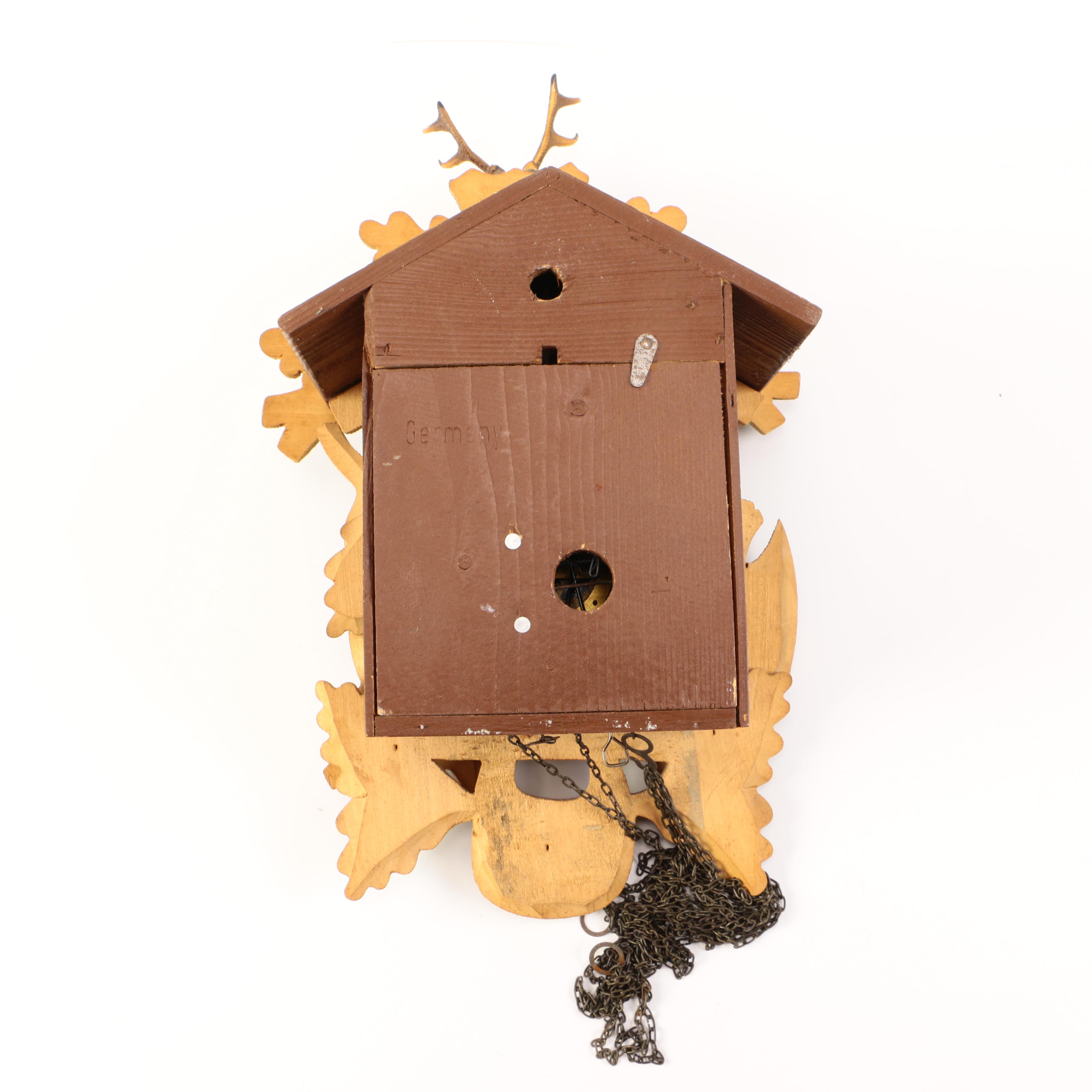 German Made Cuckoo Clock with E. Schmeckenbecher Movement