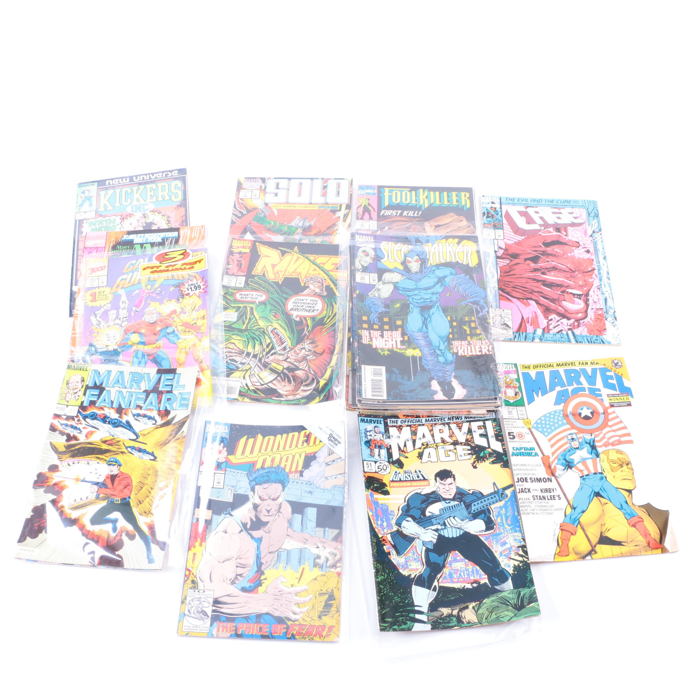 Collection of Bronze and Modern Age Marvel Comics