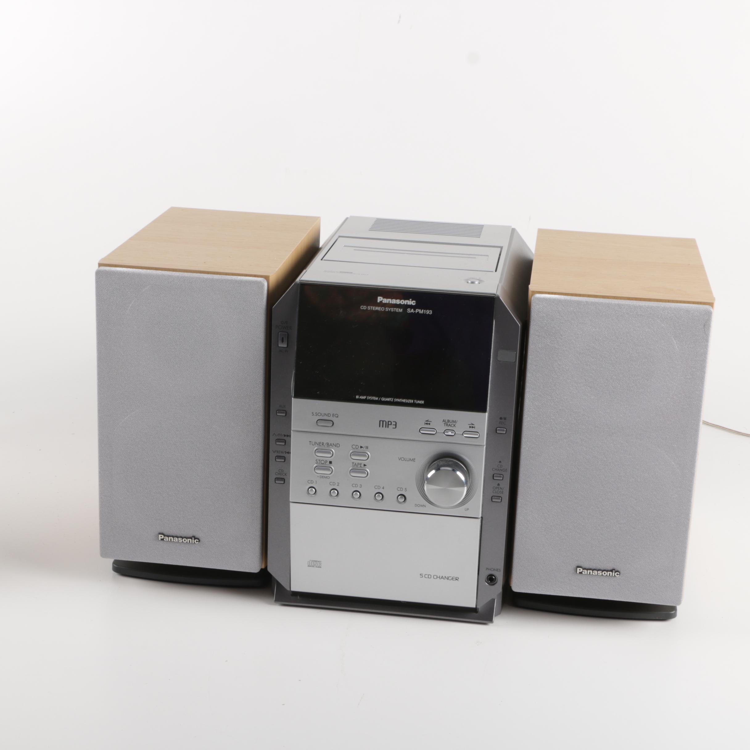 Panasonic CD Stereo System