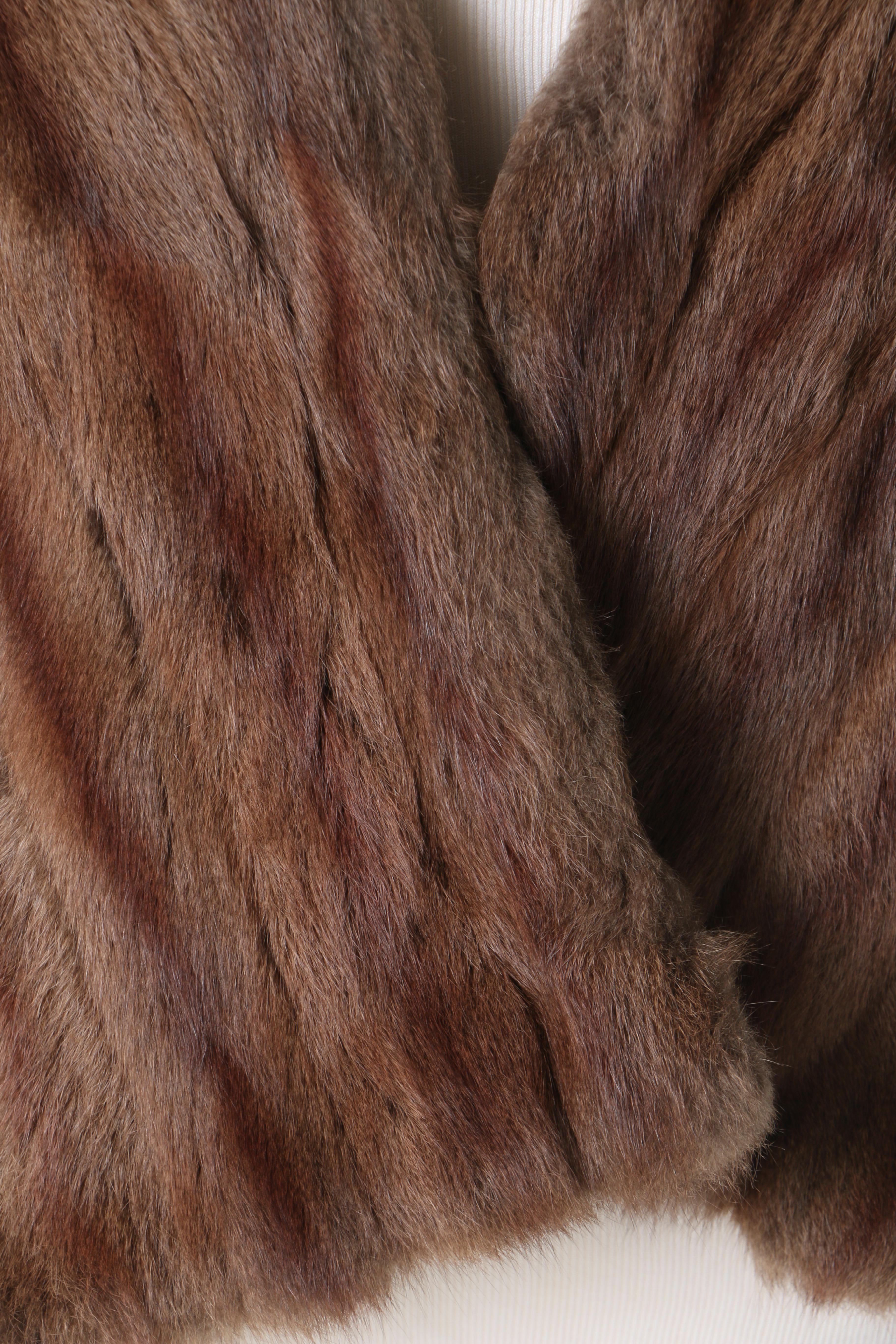 Vintage Furs By Hahn Rabbit Fur Stole