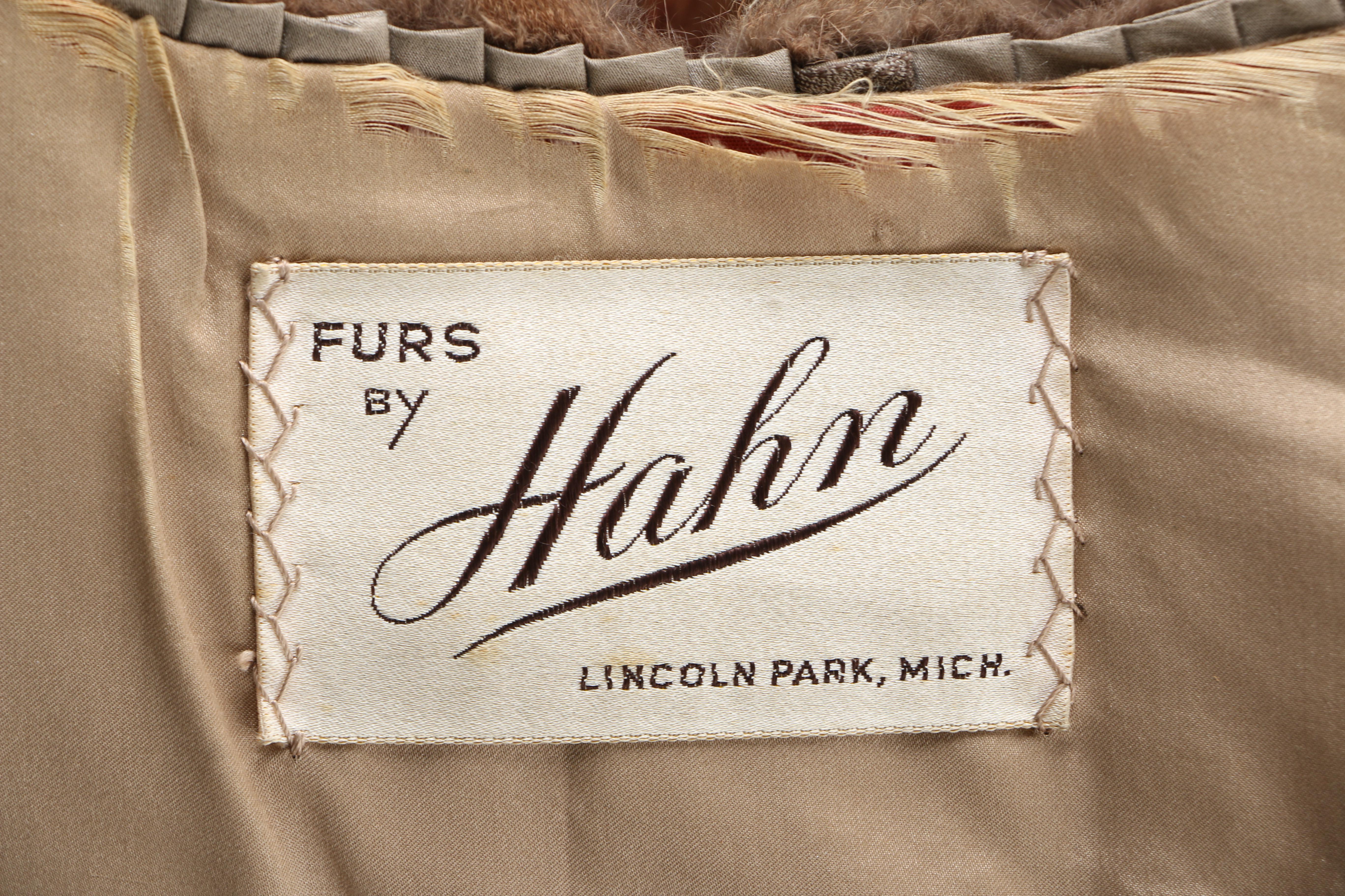 Vintage Furs By Hahn Rabbit Fur Stole