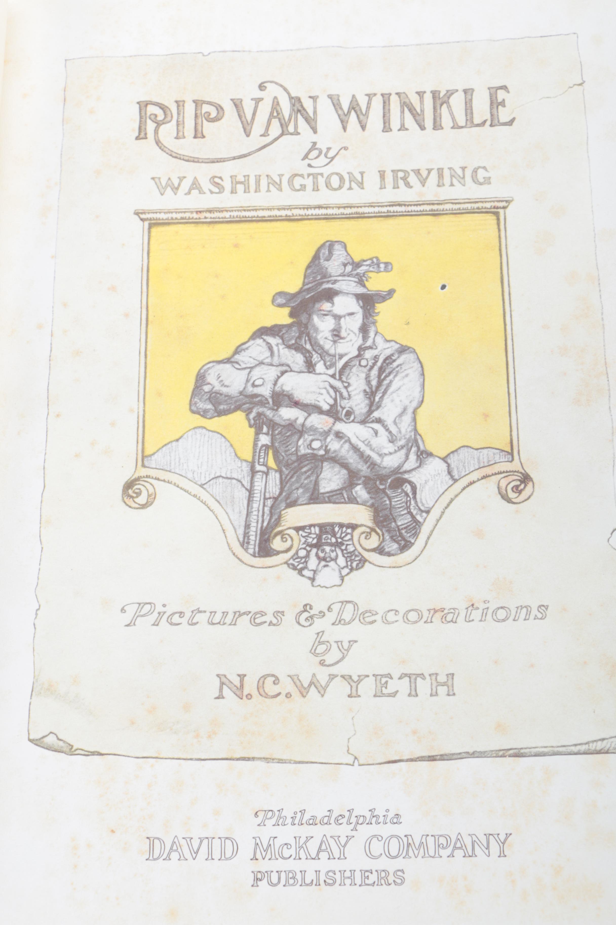 1921 "Rip Van Winkle" Illustrated by N. C. Wyeth
