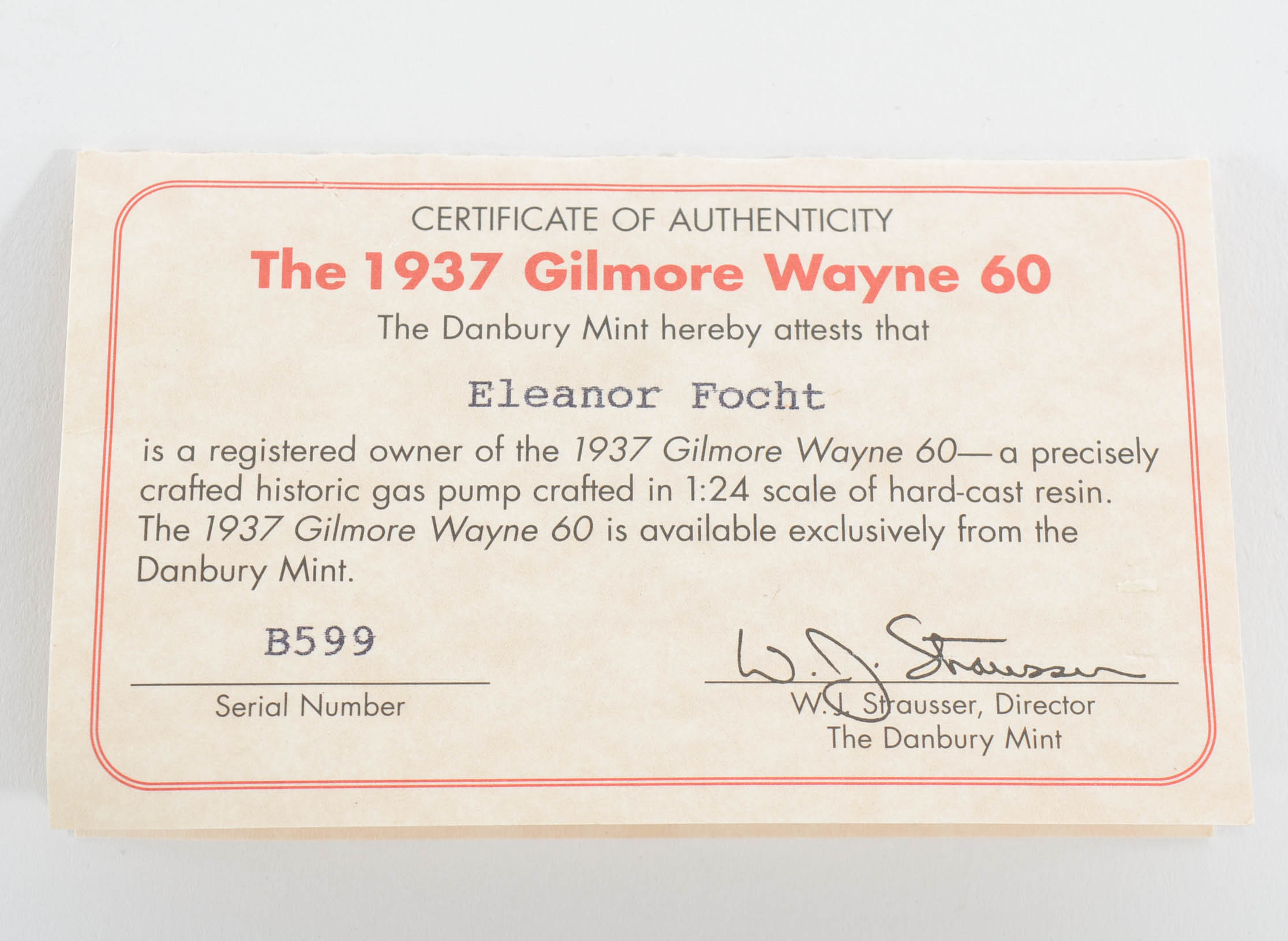 Collection of Danbury Mint Die Cast Replica Gas Pumps