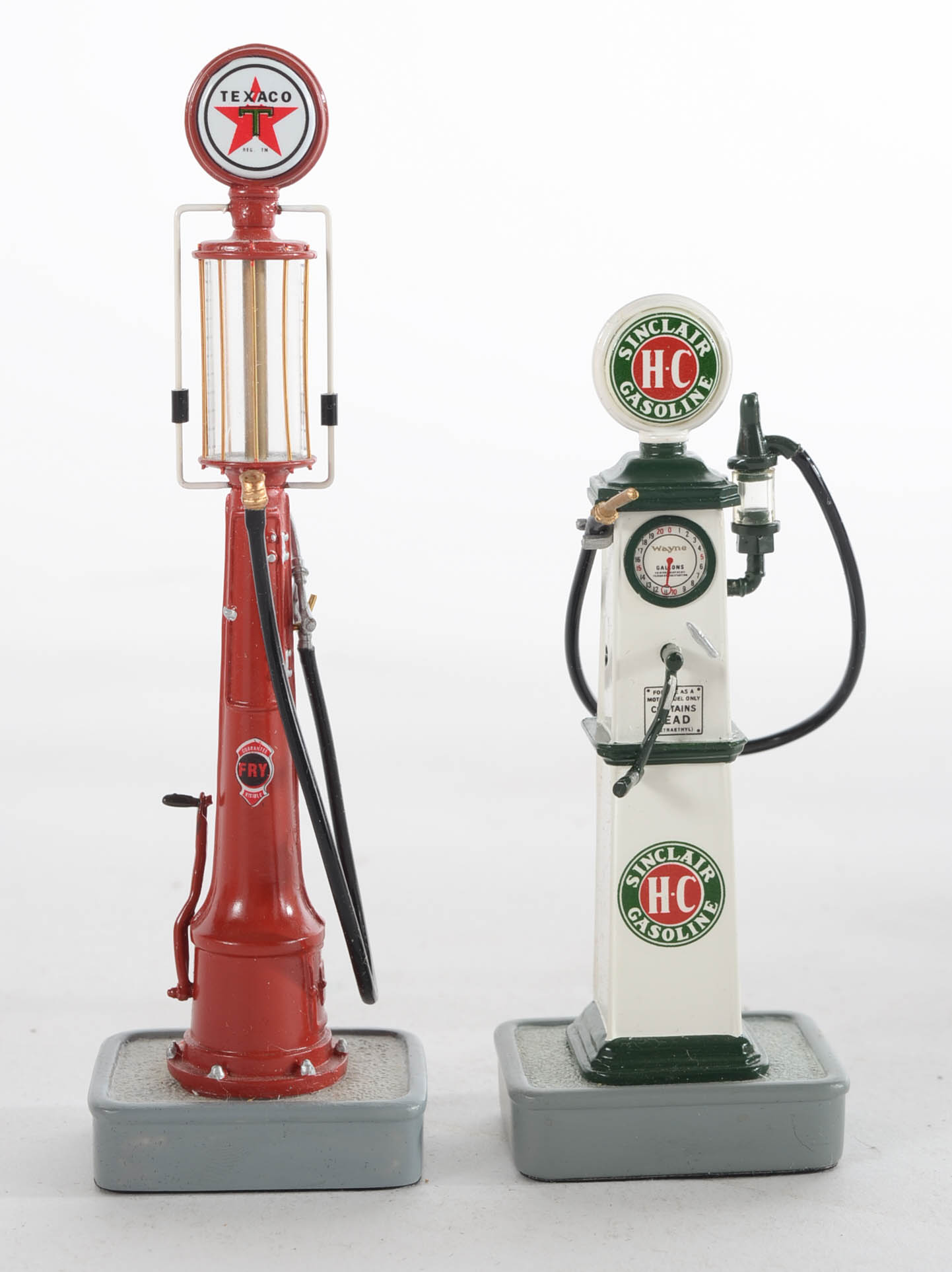 Collection of Danbury Mint Die Cast Replica Gas Pumps