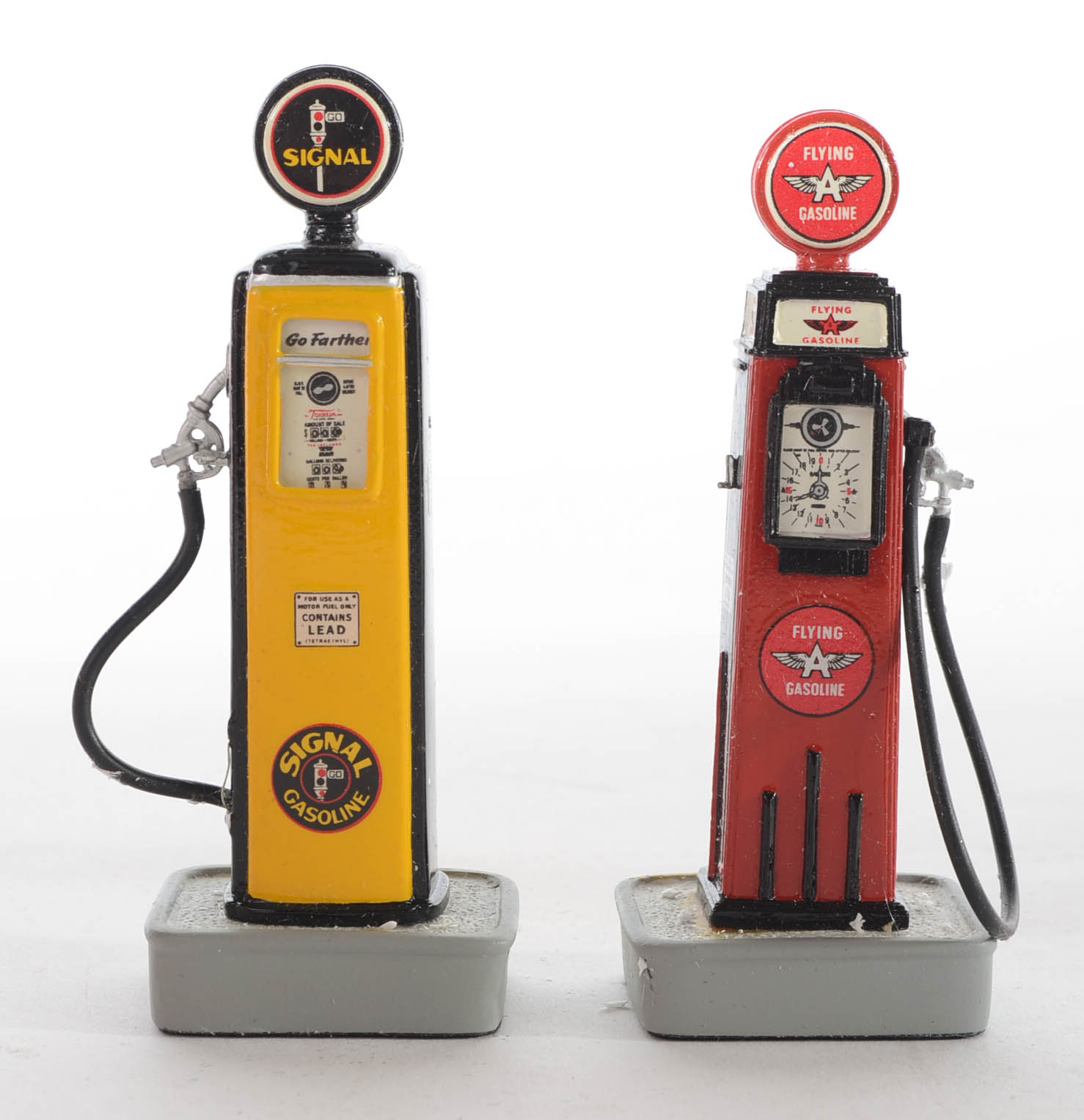 Collection of Danbury Mint Die Cast Replica Gas Pumps