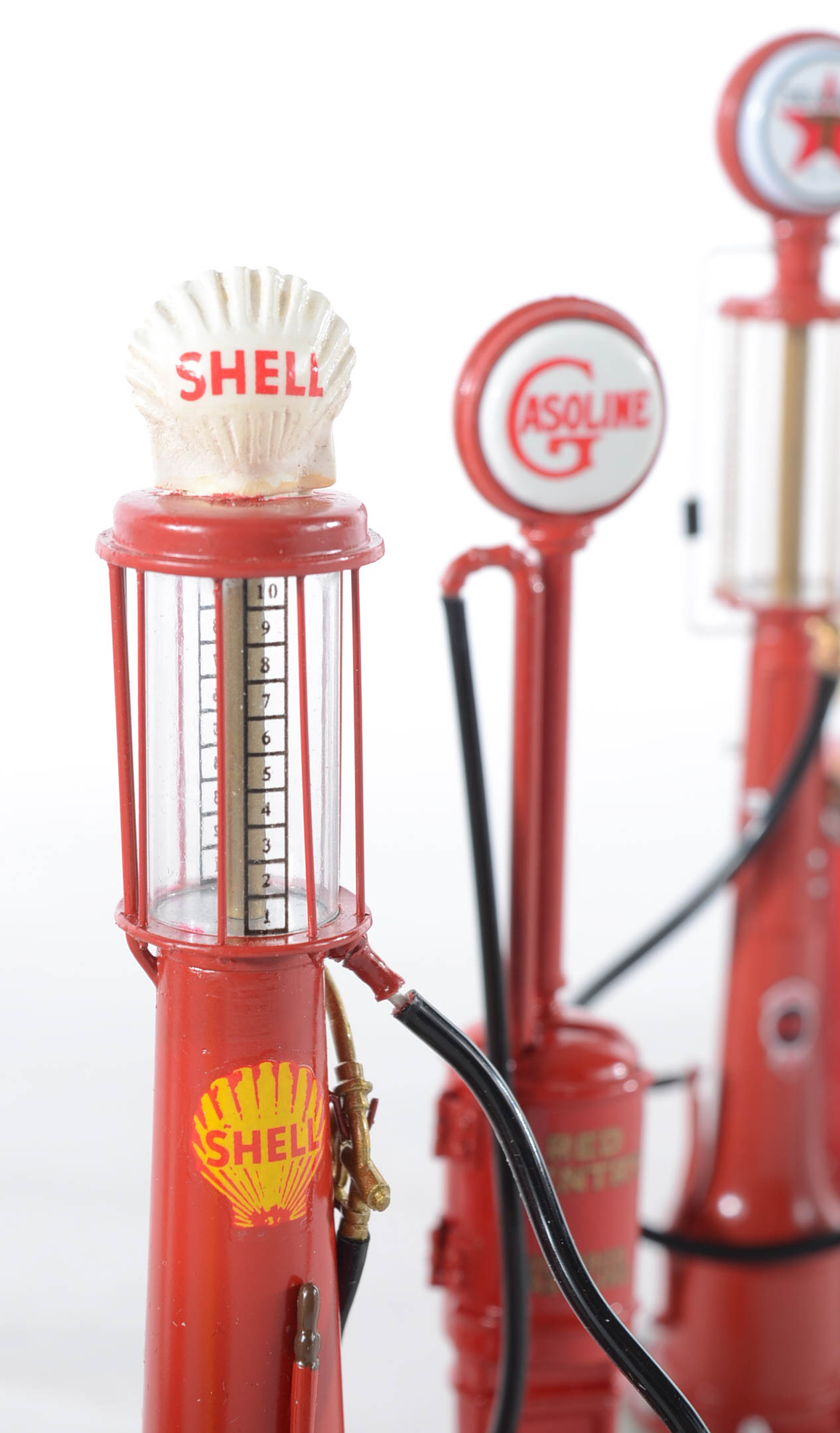 Collection of Danbury Mint Die Cast Replica Gas Pumps