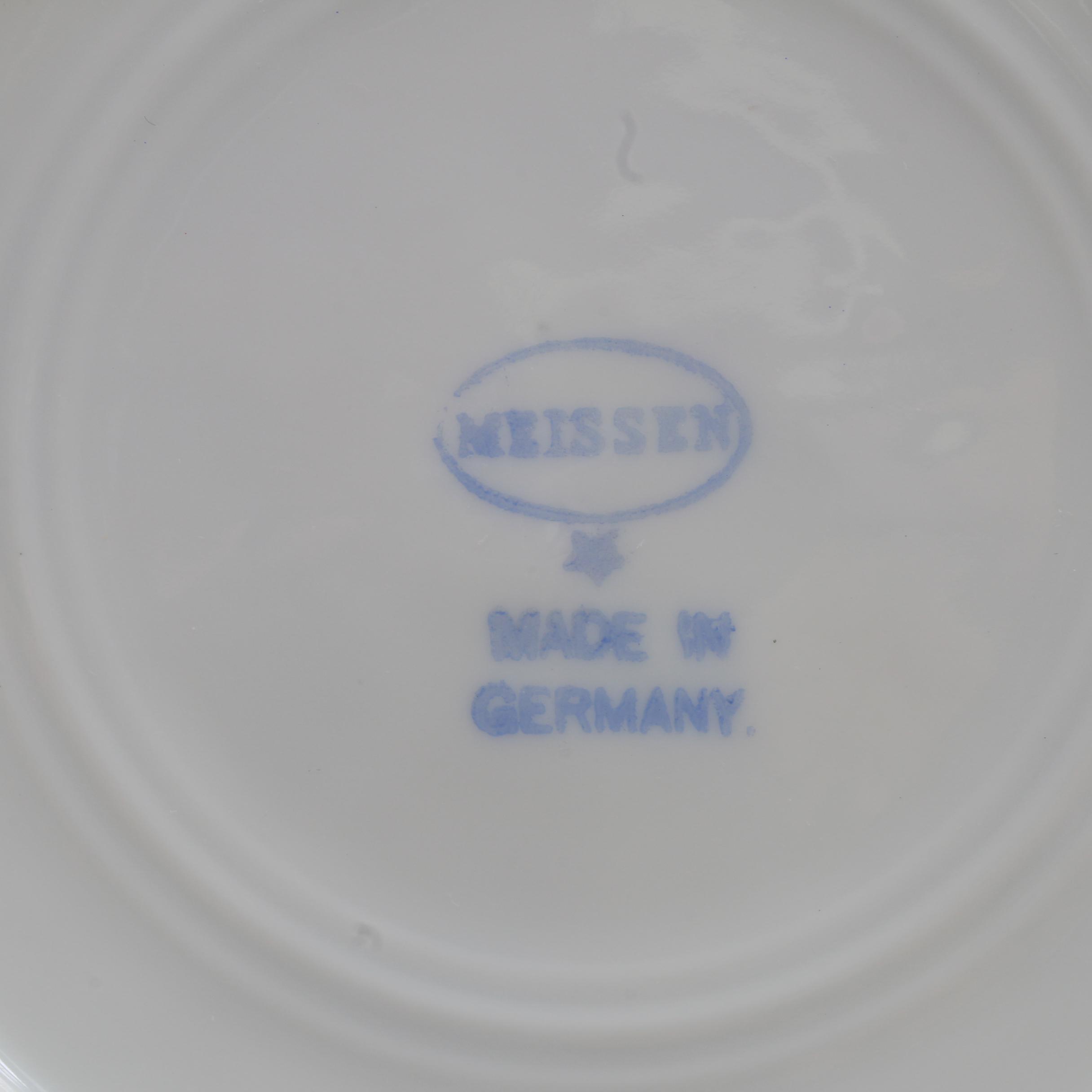 Porcelain Plates from Meissen and Teichert