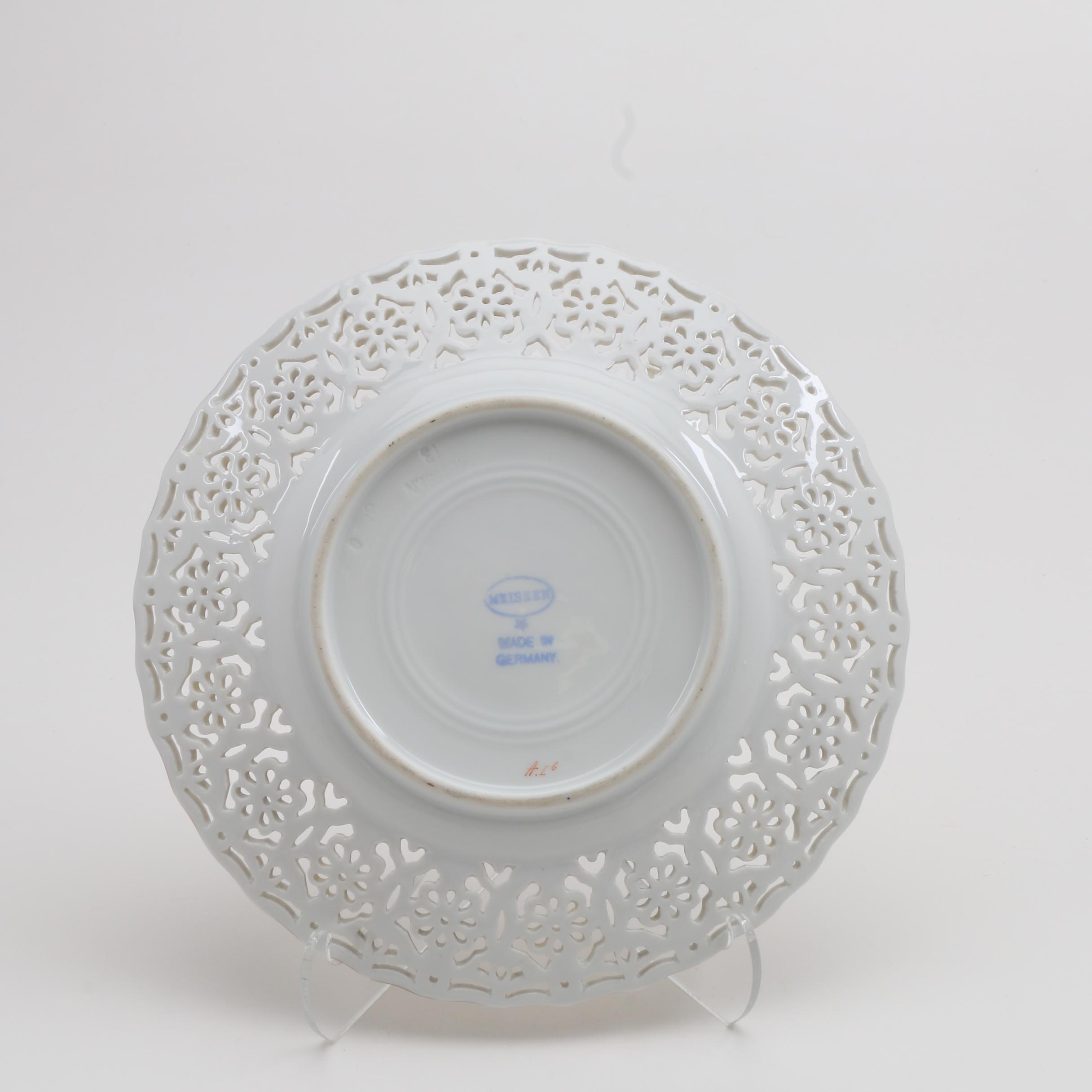 Porcelain Plates from Meissen and Teichert