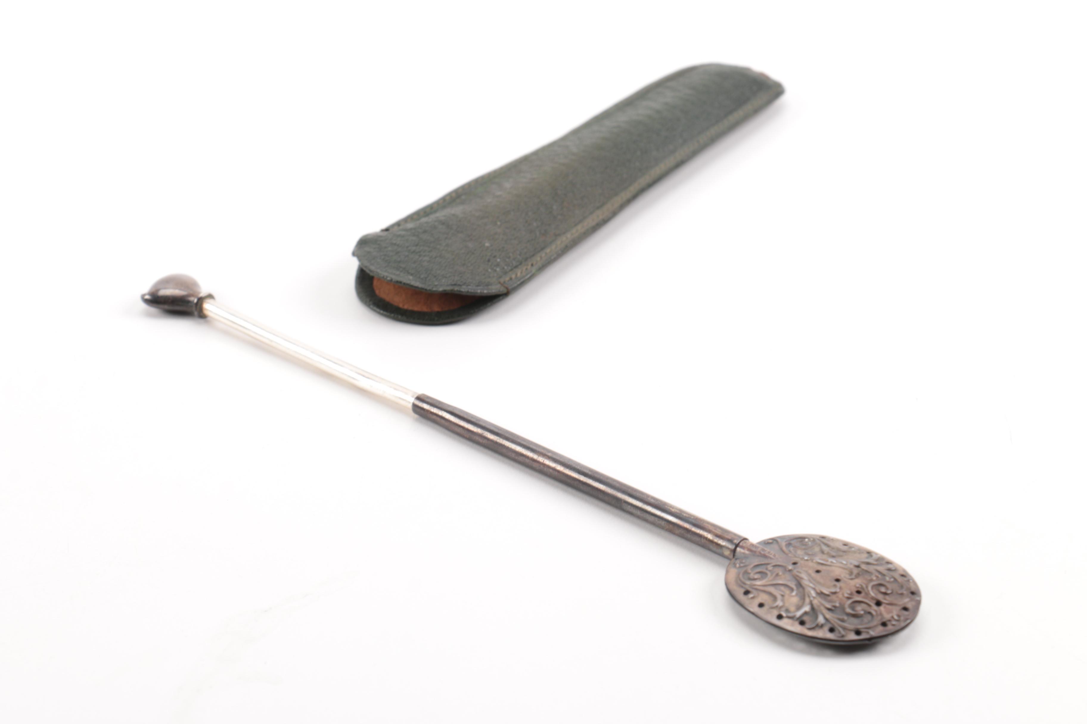 Sterling Silver Tea Strainer Spoons