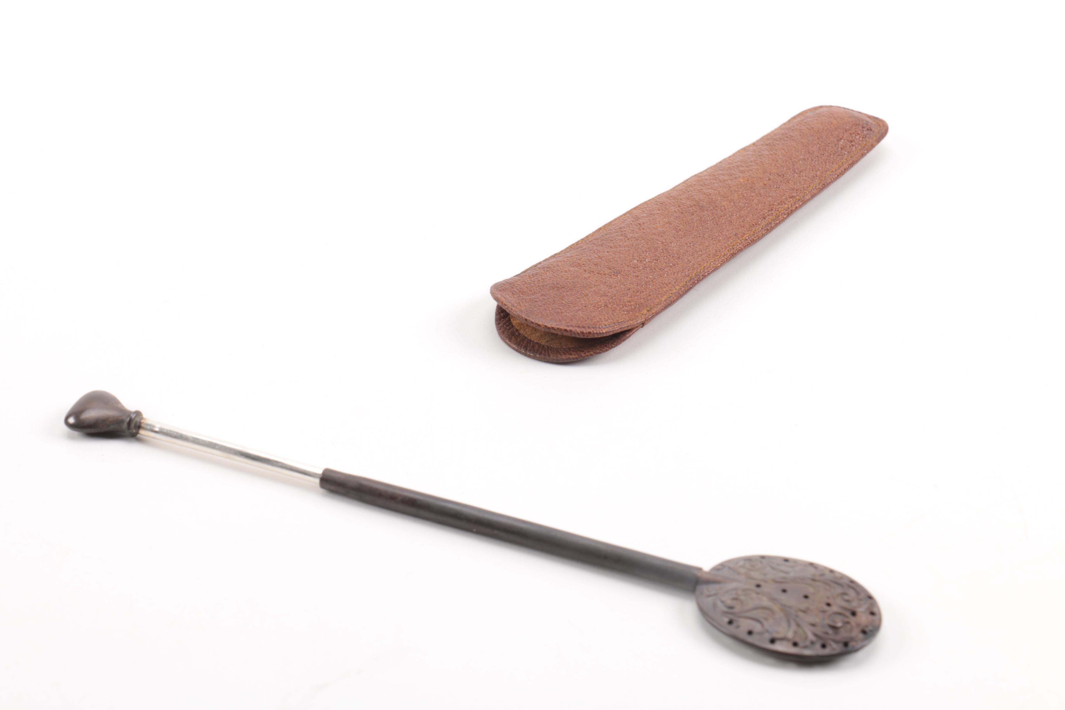 Sterling Silver Tea Strainer Spoons