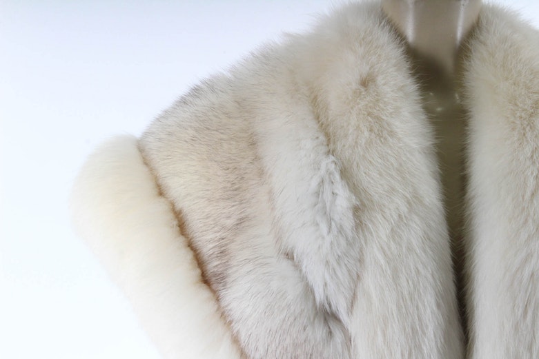 Blue Fox Fur Après-Ski Vest