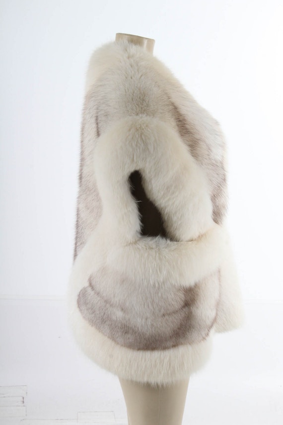 Blue Fox Fur Après-Ski Vest