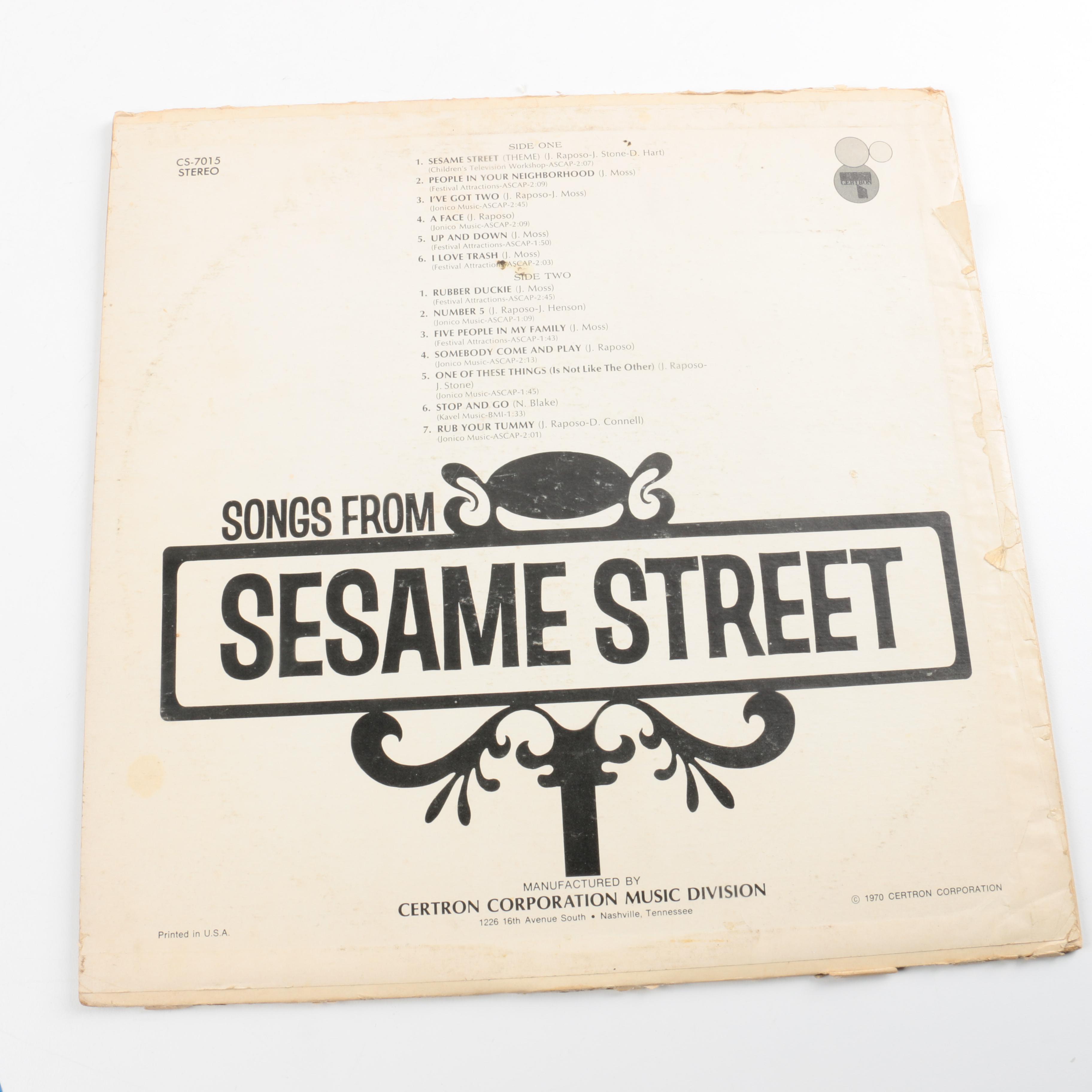 Sesame Street, Walt Disney and "Mary Poppins" LPs
