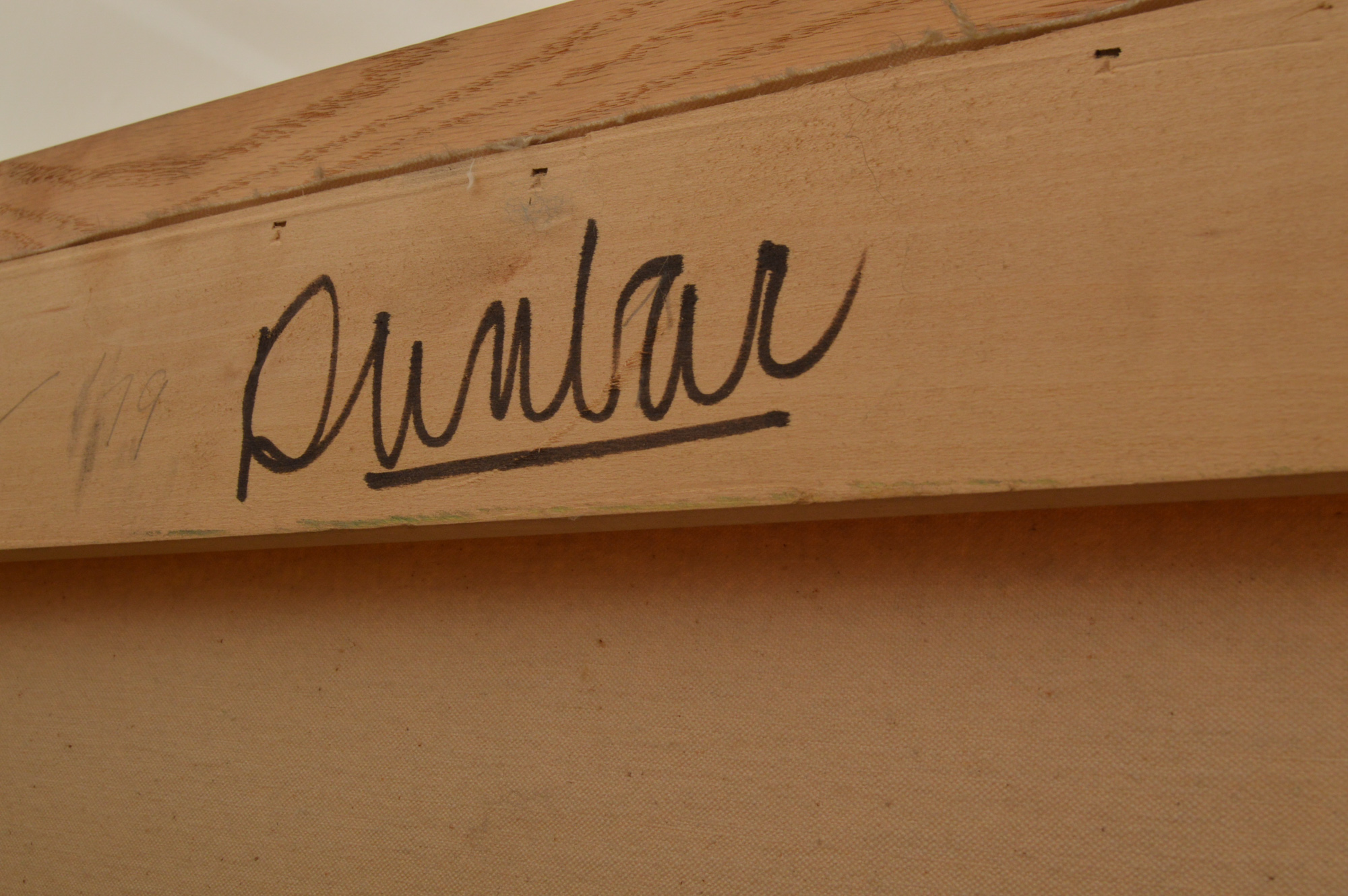 Julia Marc 1979 Abstract Oil Painting on Canvas