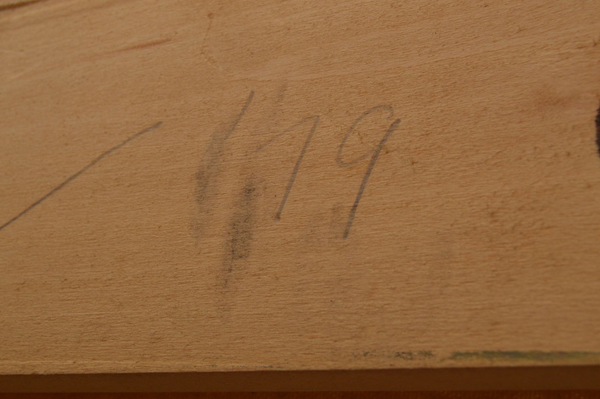 Julia Marc 1979 Abstract Oil Painting on Canvas