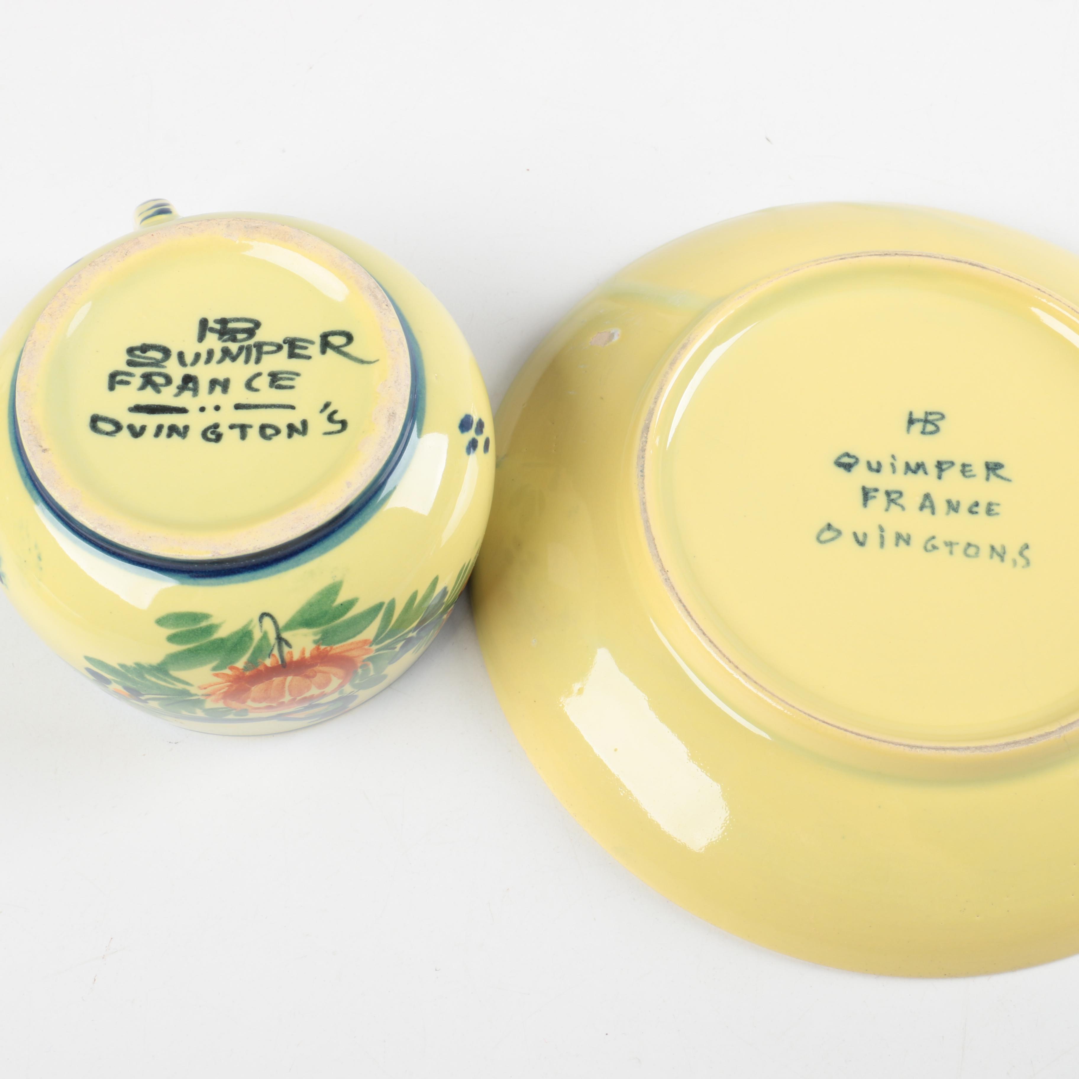 Quimper Pottery Collection