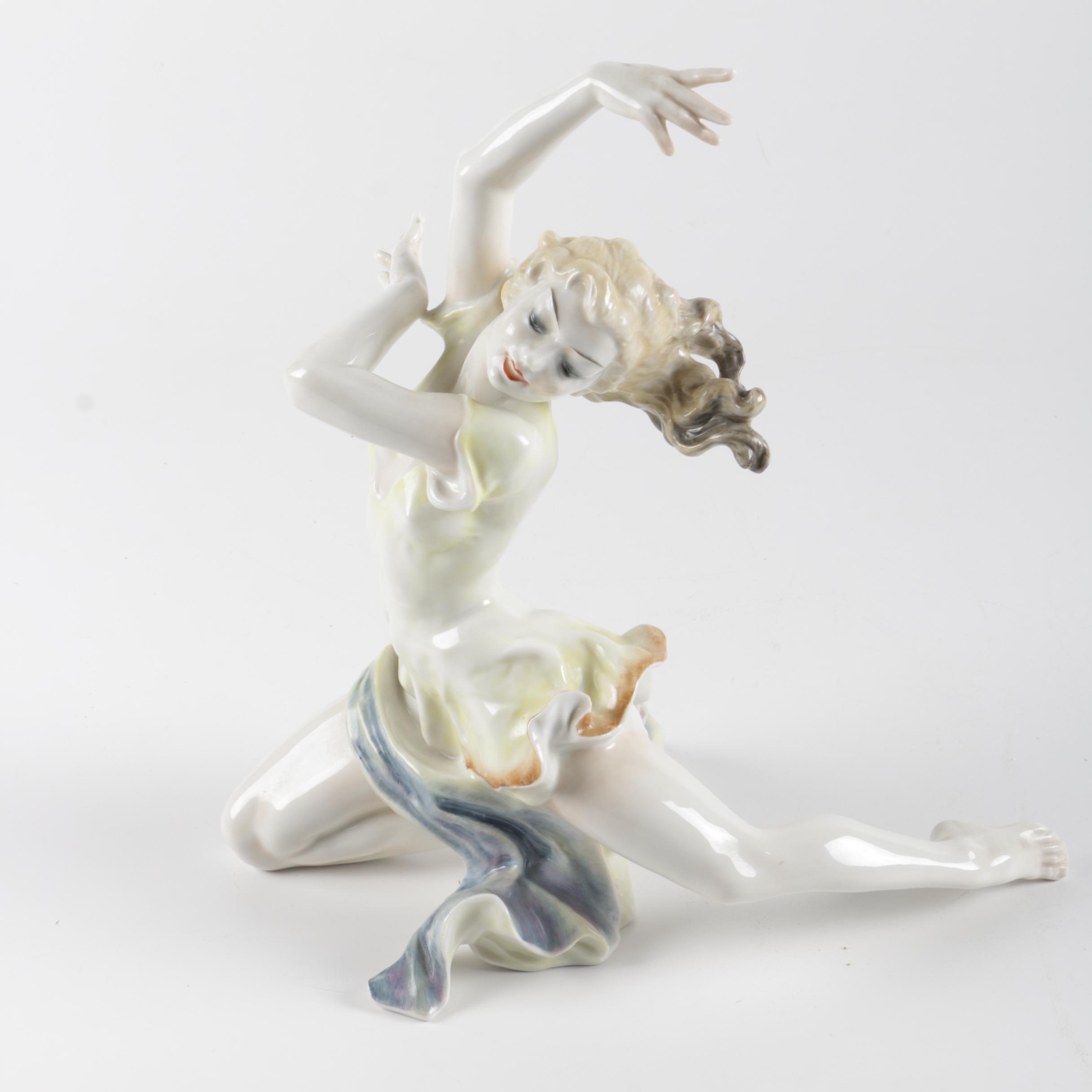 Hutschenreuther Porcelain Dancer “Finale” Art Deco Figurine