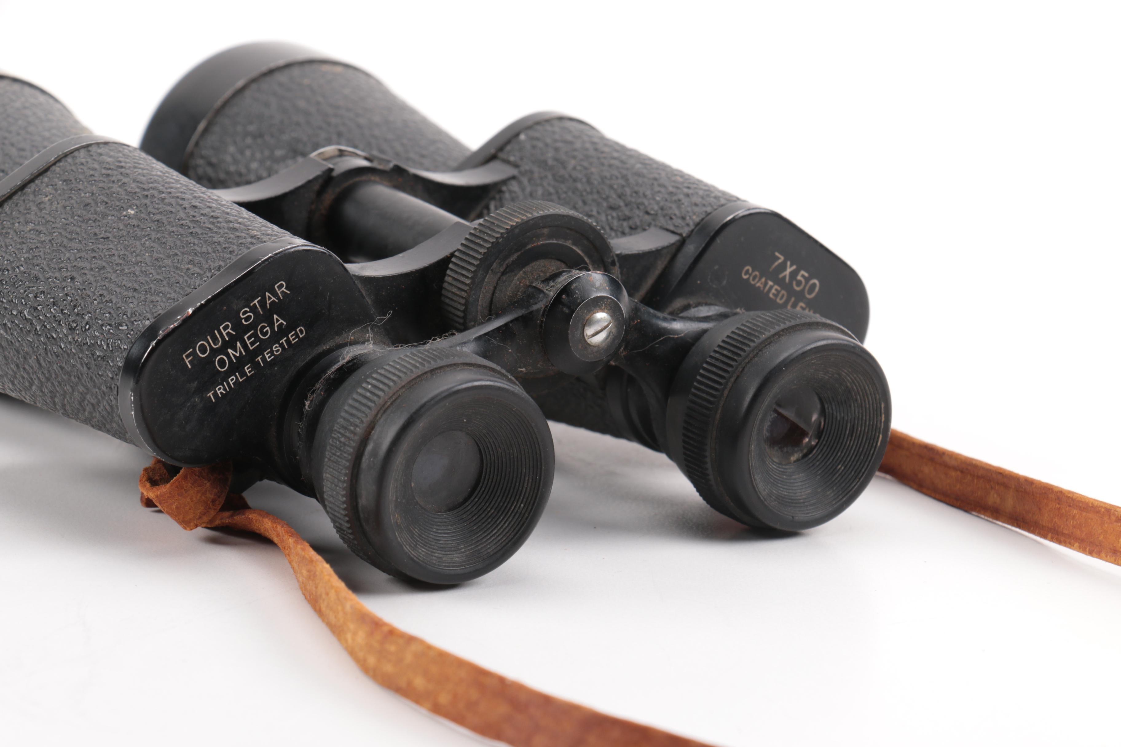 Omega Black Binoculars