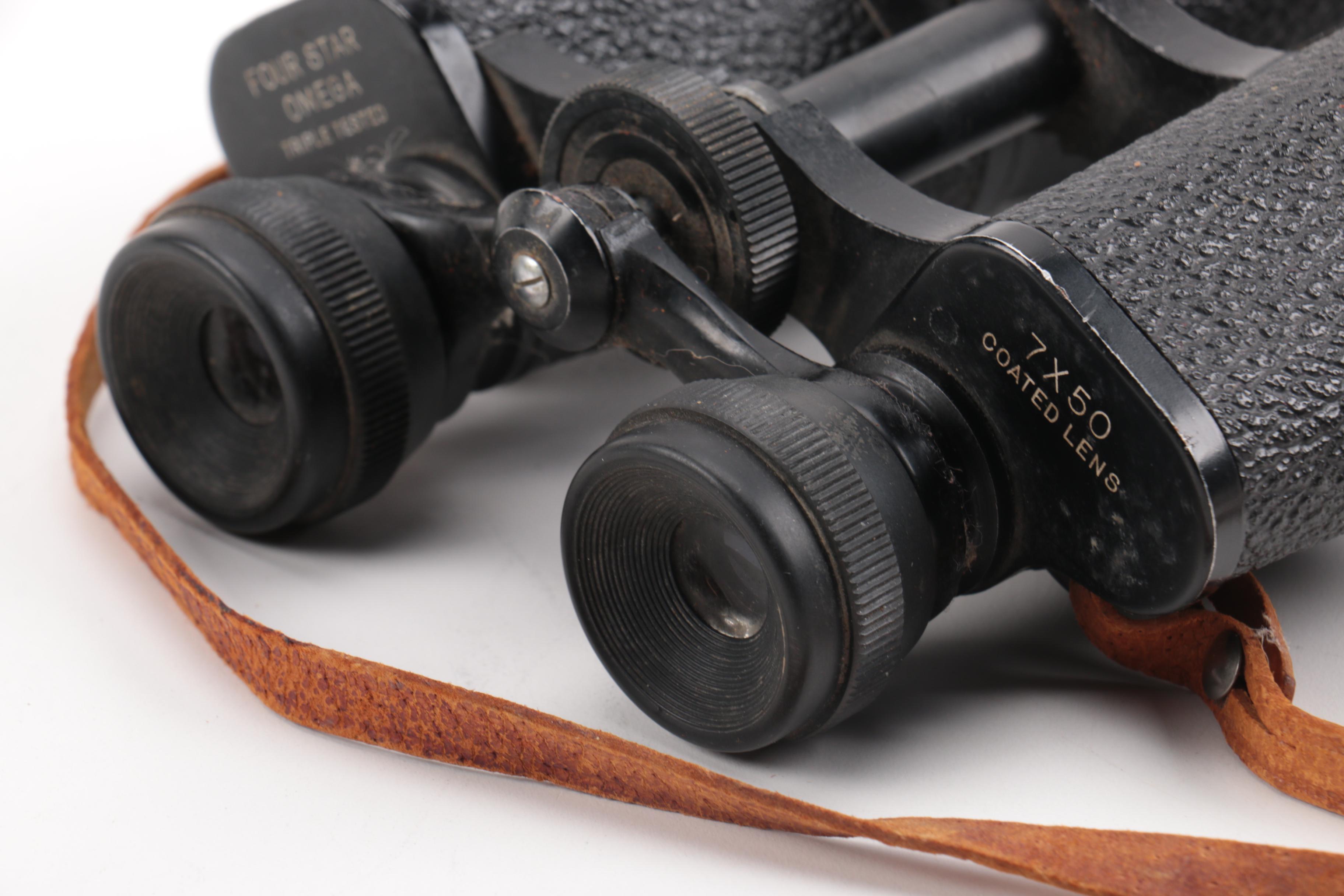 Omega Black Binoculars