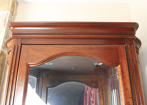 Pair of Curio Cabinets by the Jasper Cabinet Company