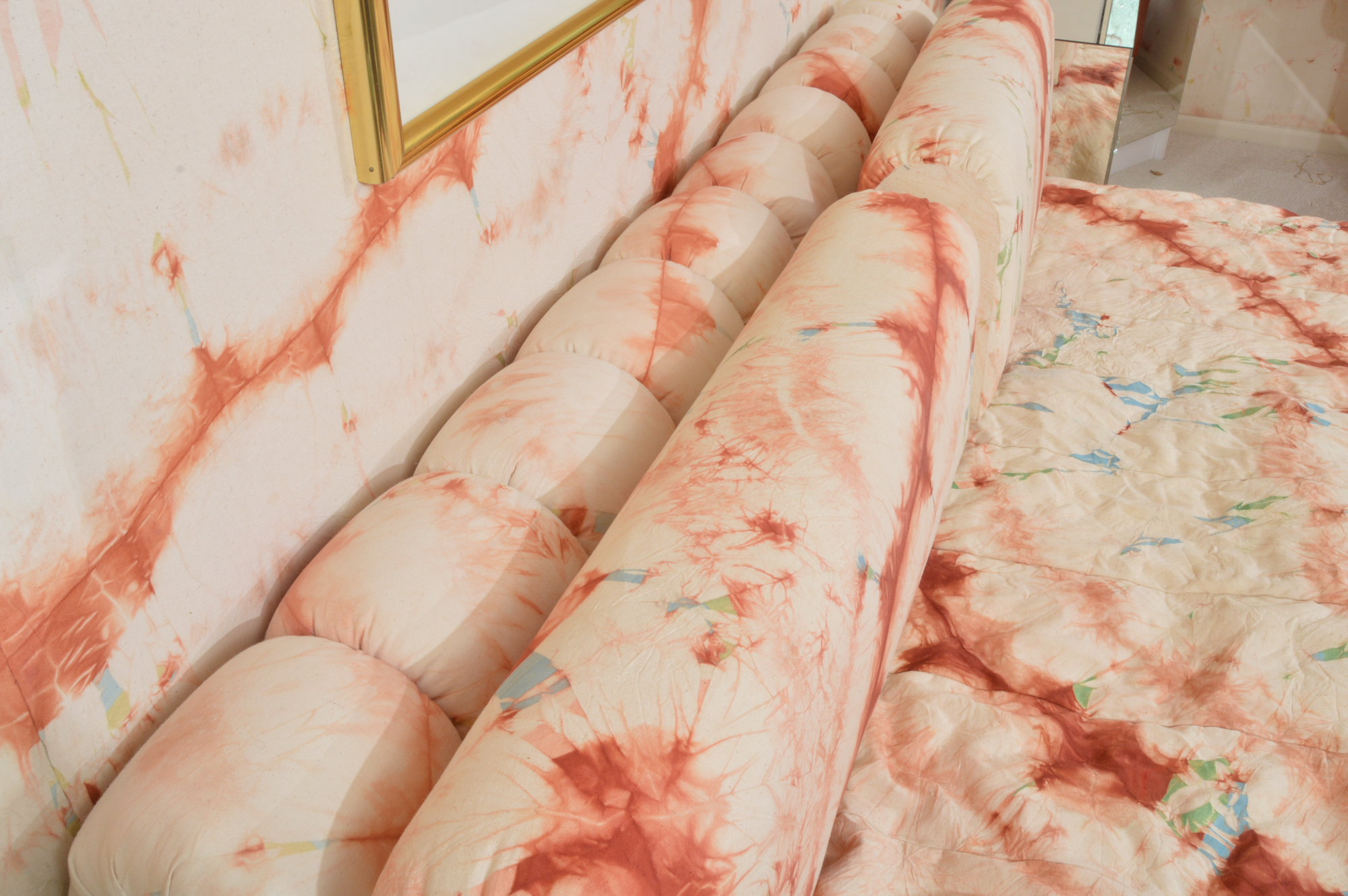 1980s Deco Style King Size Bed