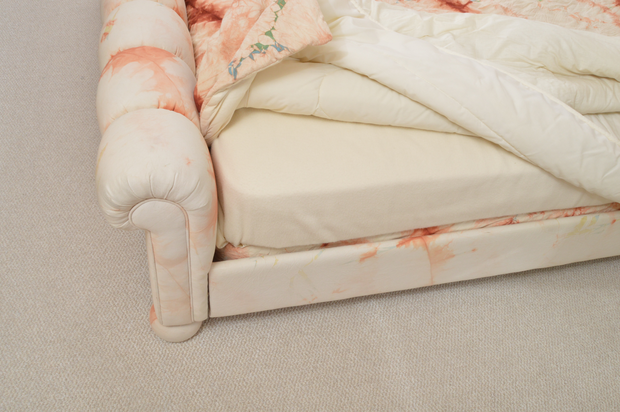 1980s Deco Style King Size Bed