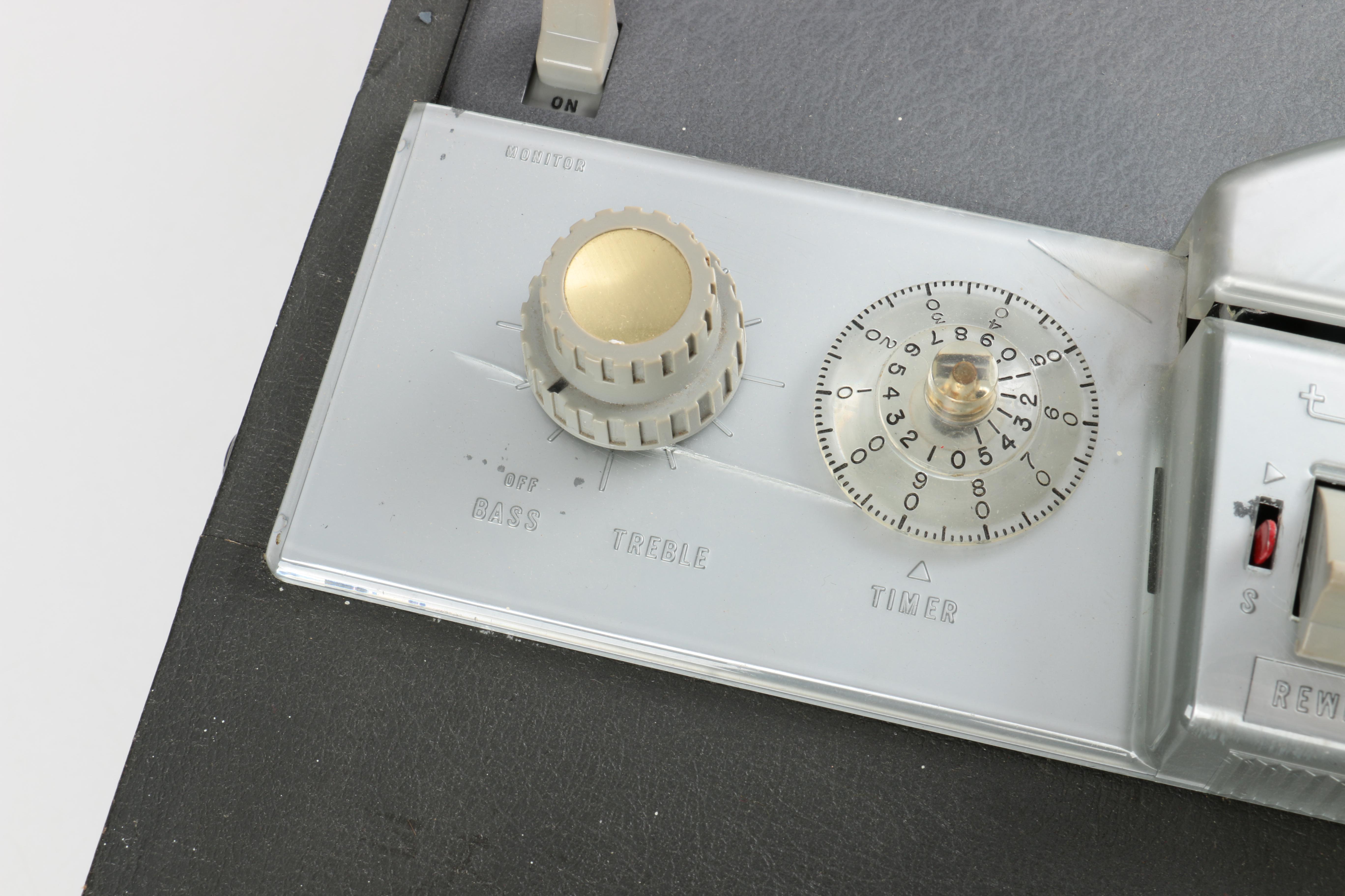 Vintage Tape-O-Matic Reel to Reel Tape Recorder