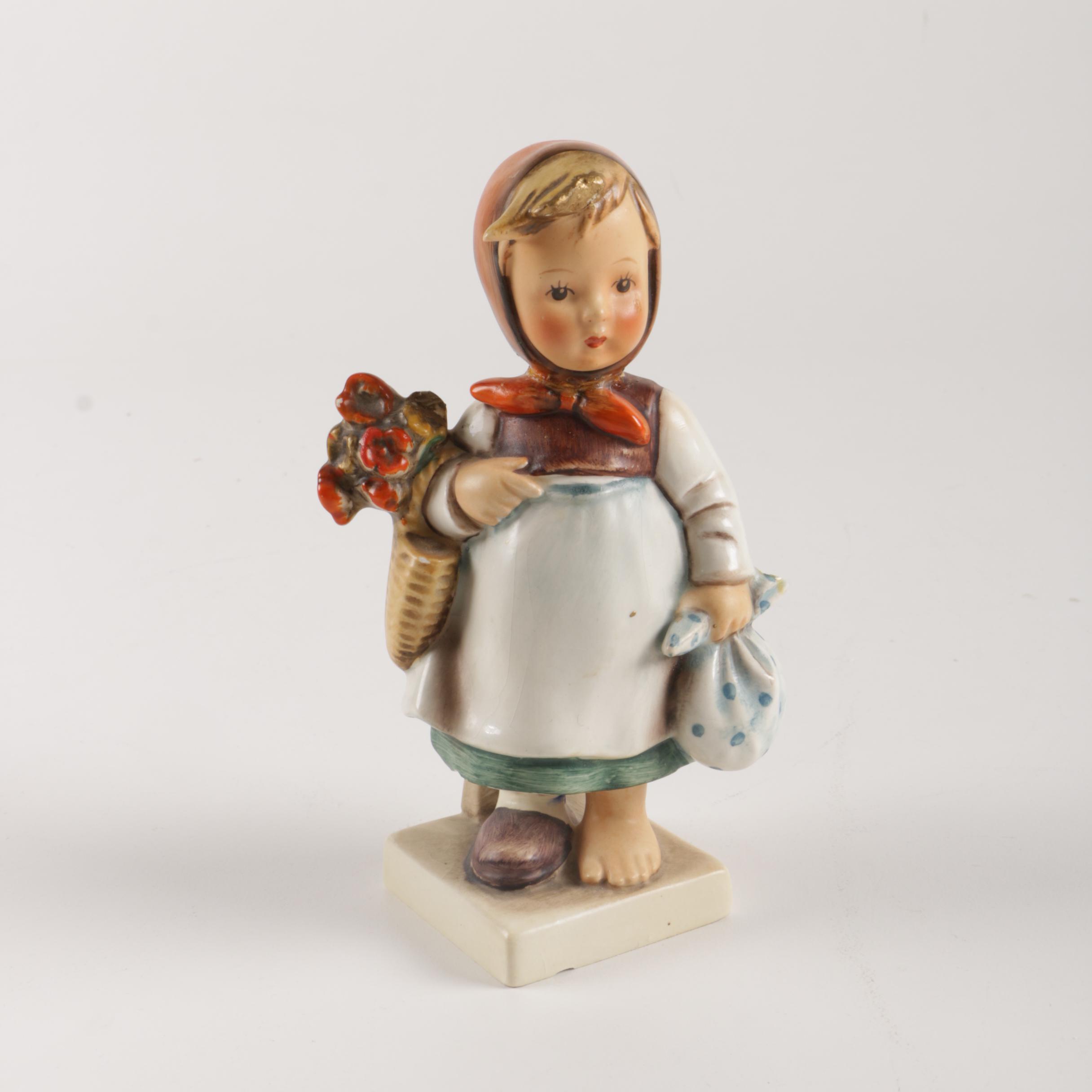 1950s Goebel Hummel "Weary Wanderer" Porcelain Figurine