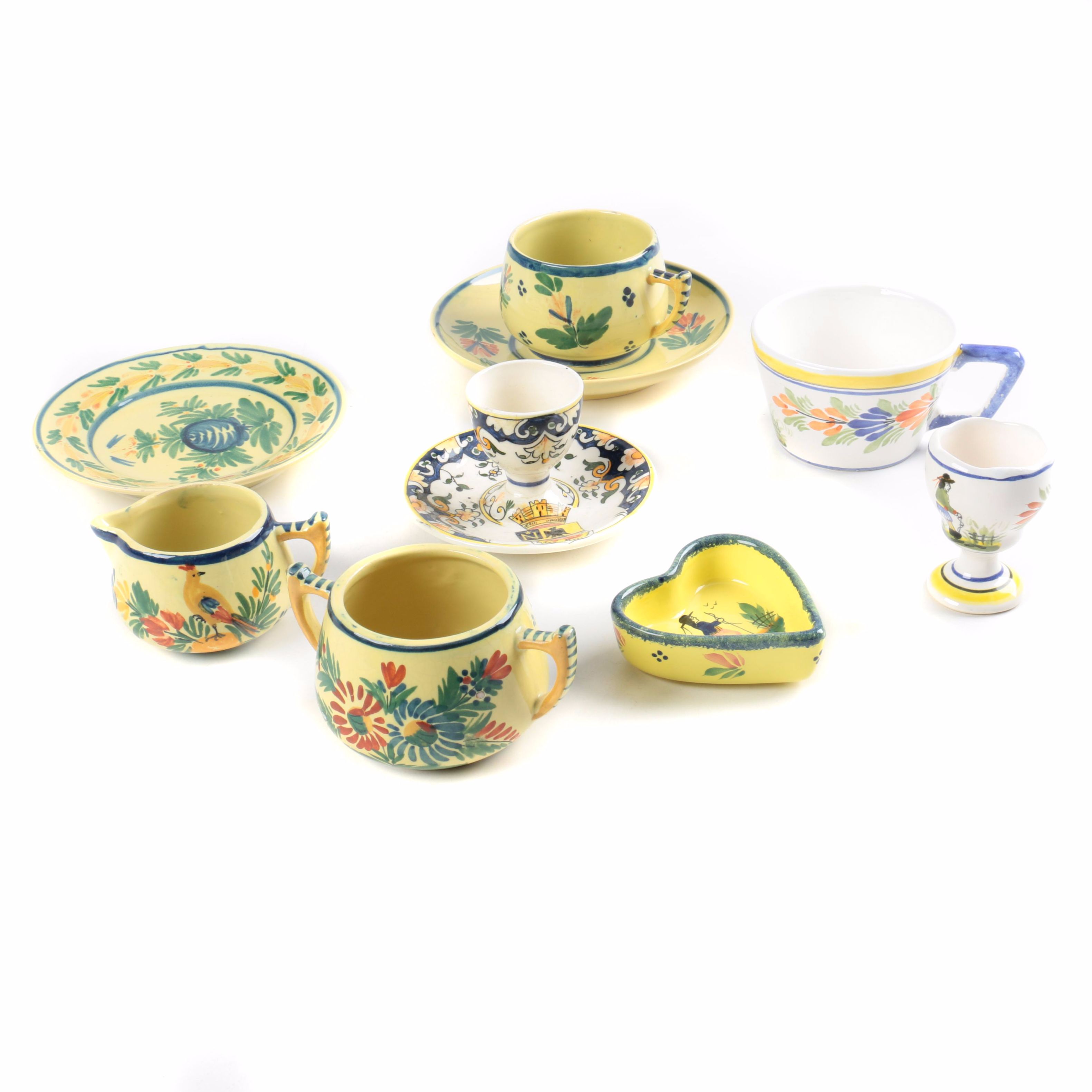 Quimper Pottery Collection