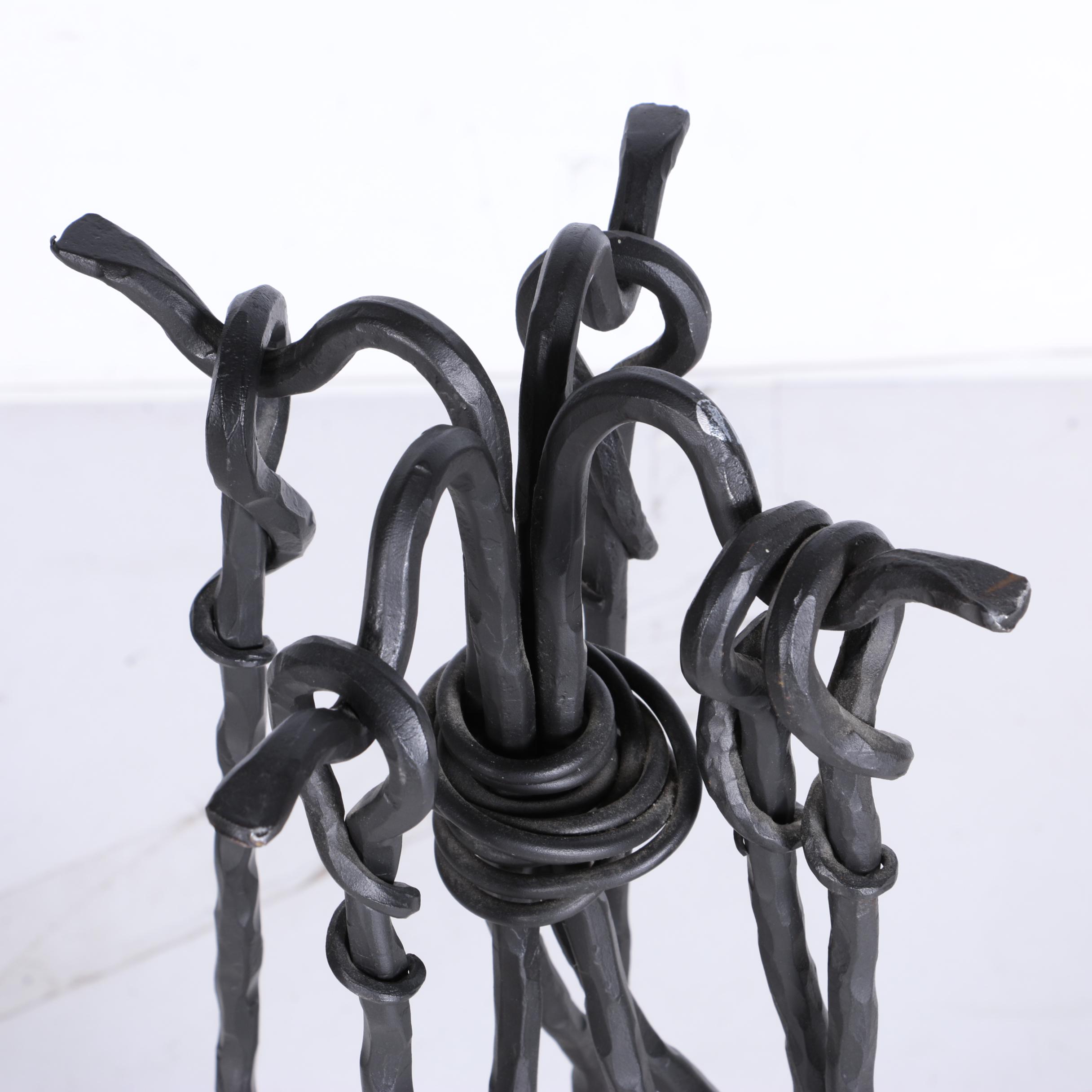 Wrought Iron Fireplace Tool Set
