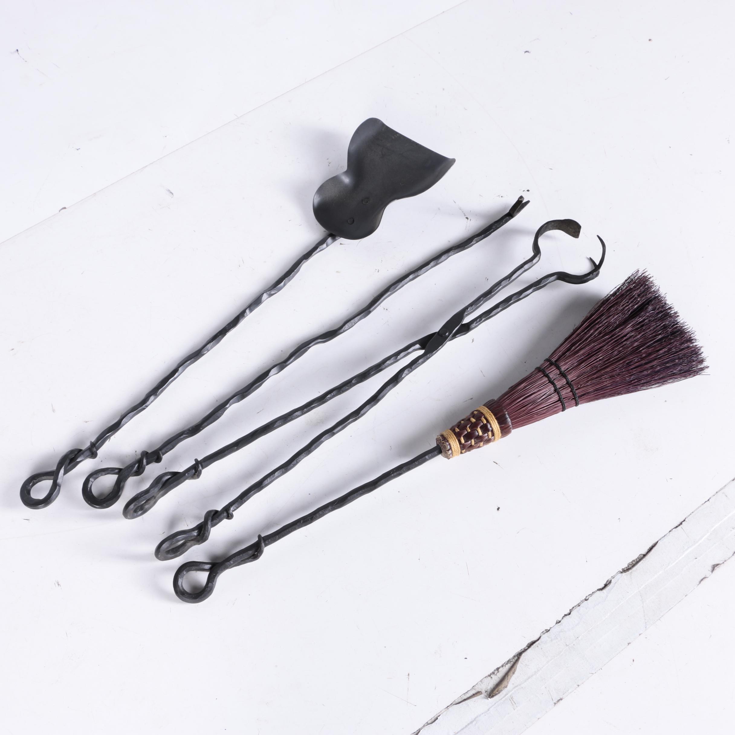 Wrought Iron Fireplace Tool Set