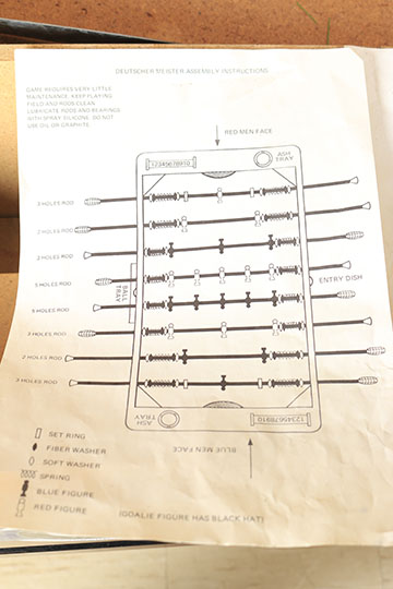 Deutscher Meister Foosball Table