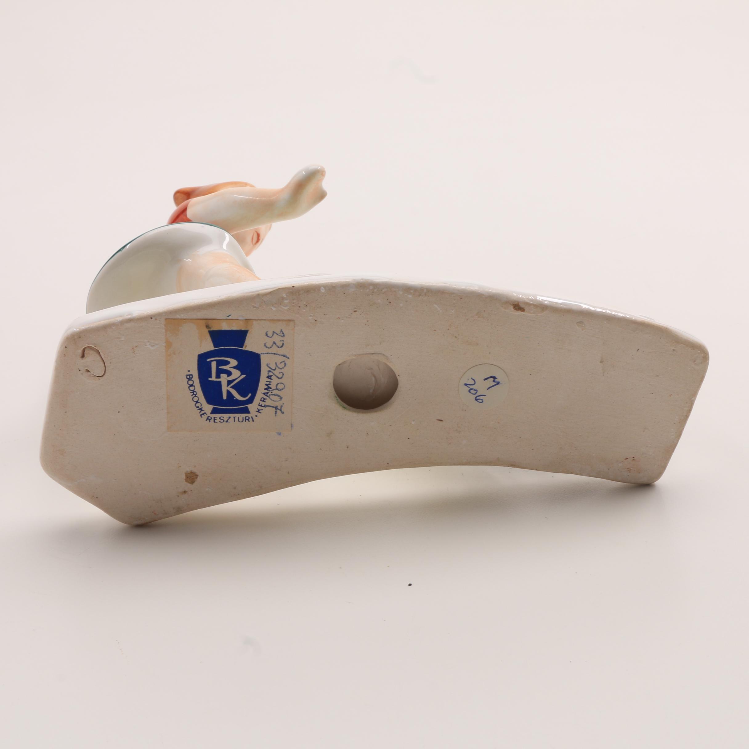 Porcelain Figurines and Herend Porcelain Trinket Box