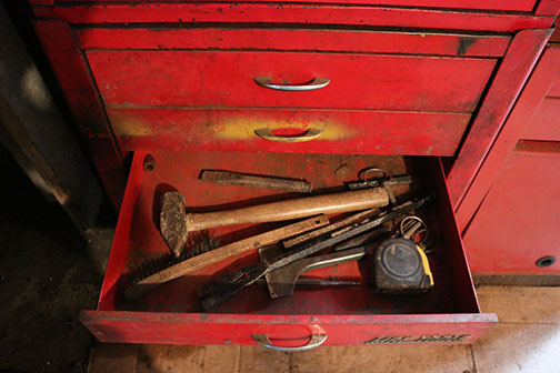 Sears and Mac Tools Rolling Tool Cabinets With Tools