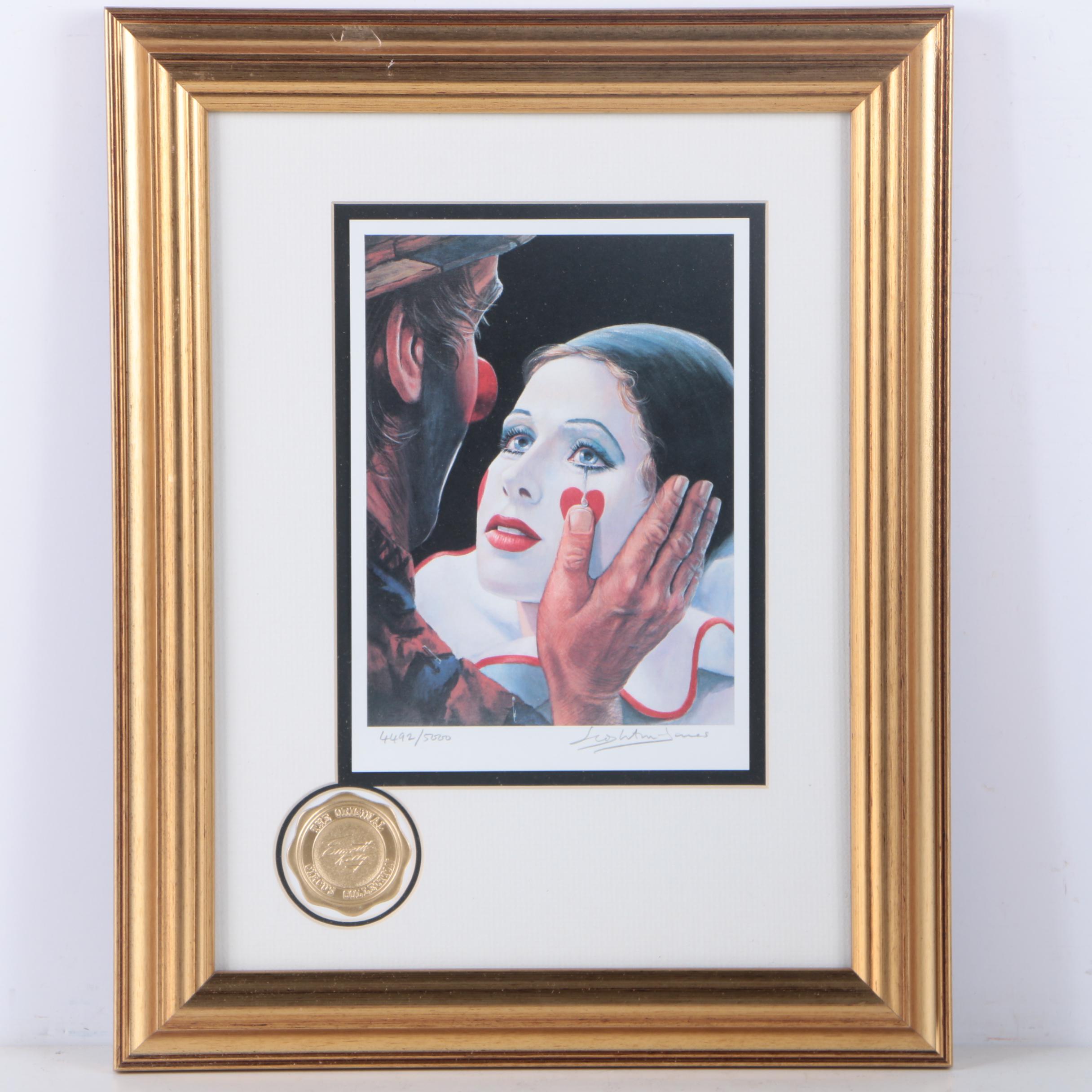 Berry Leighton-Jones Limited Edition Offset Lithograph "A Helping Hand"