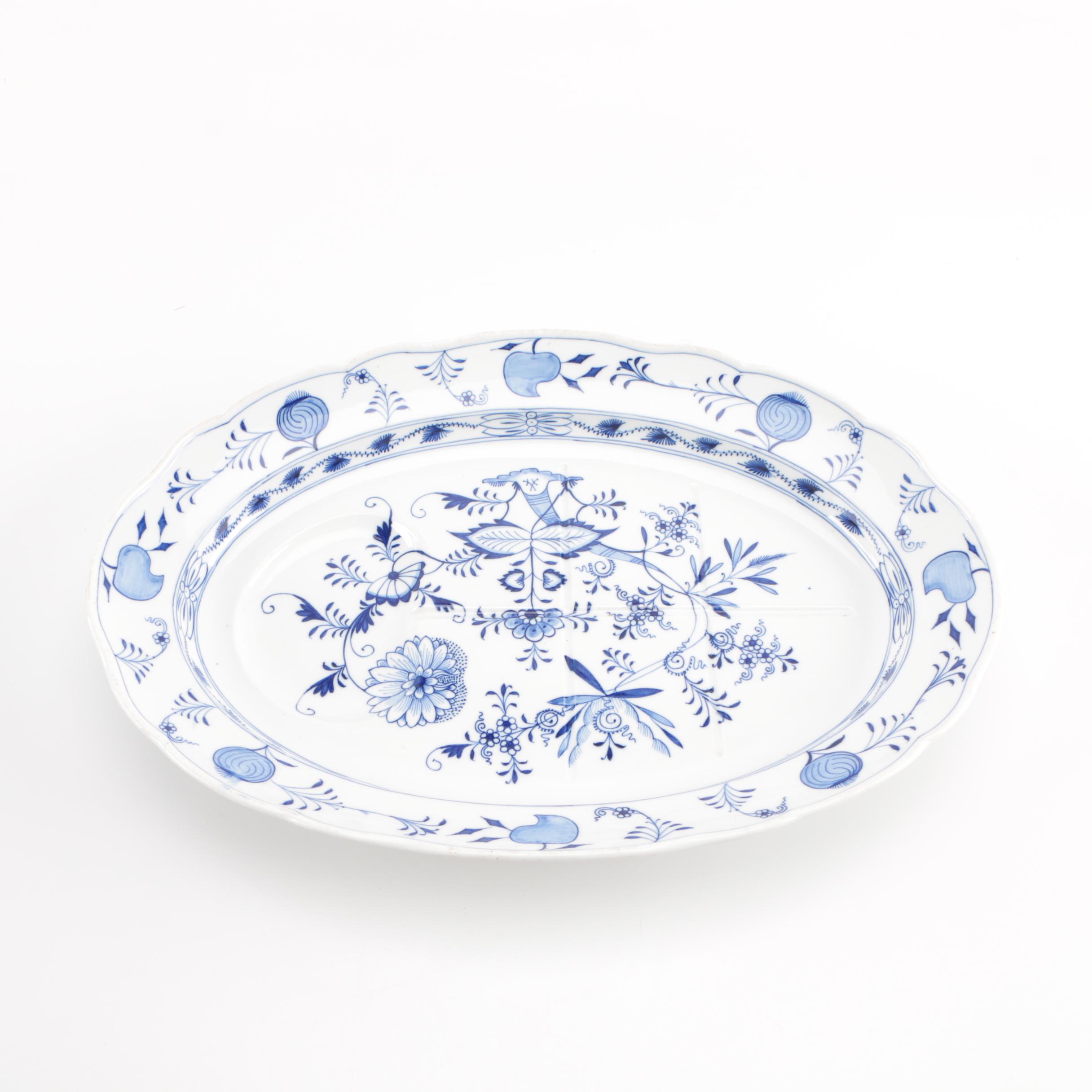 Meissen "Blue Onion" Serving Platter