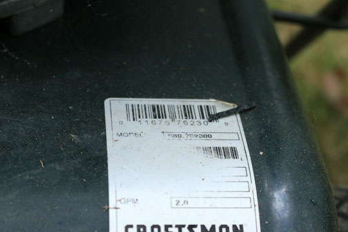 Craftsman Quantum Gold 6.0HP Pressure Washer