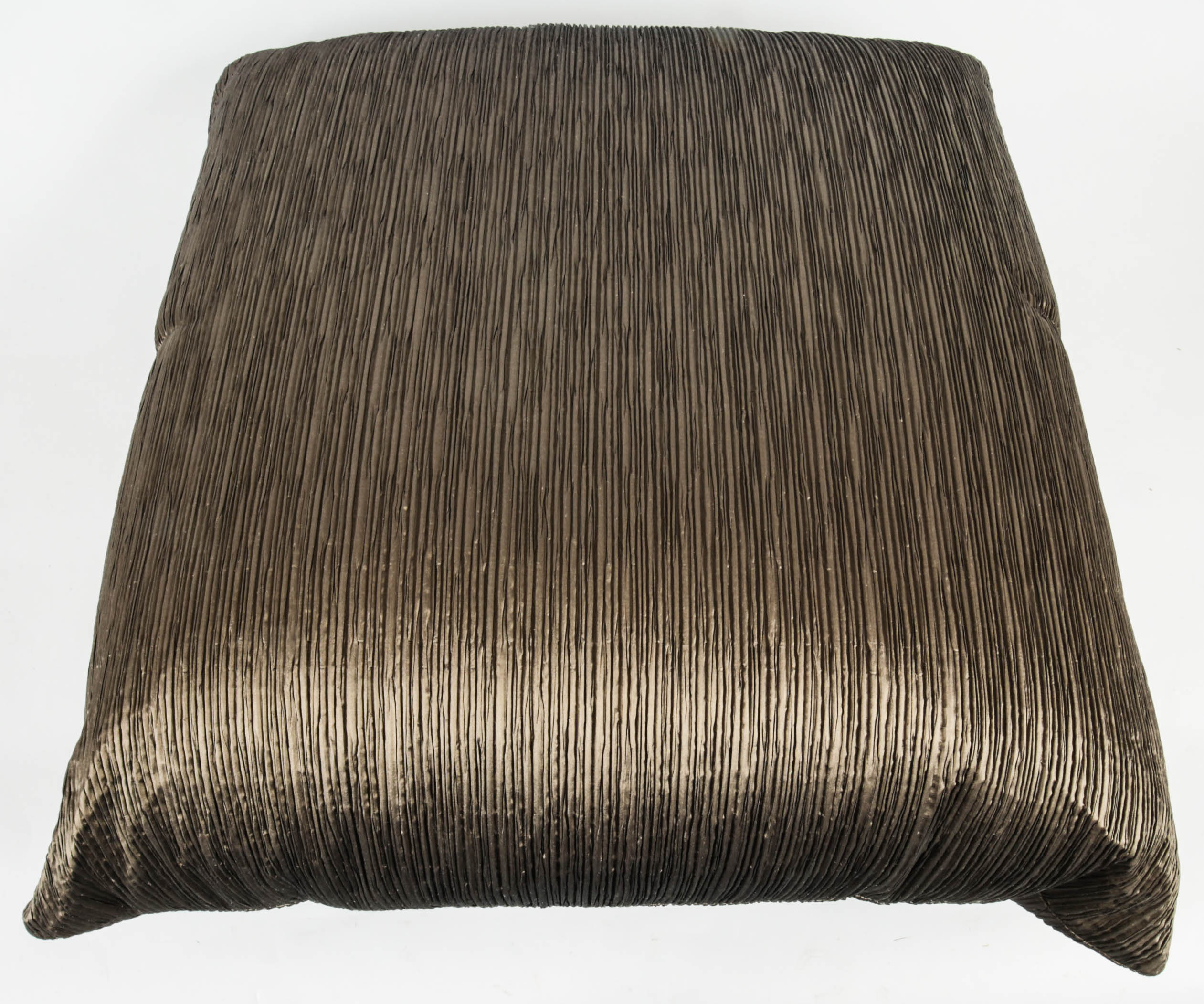 Custom-Made Bronze-Colored Decorative Throw Pillows
