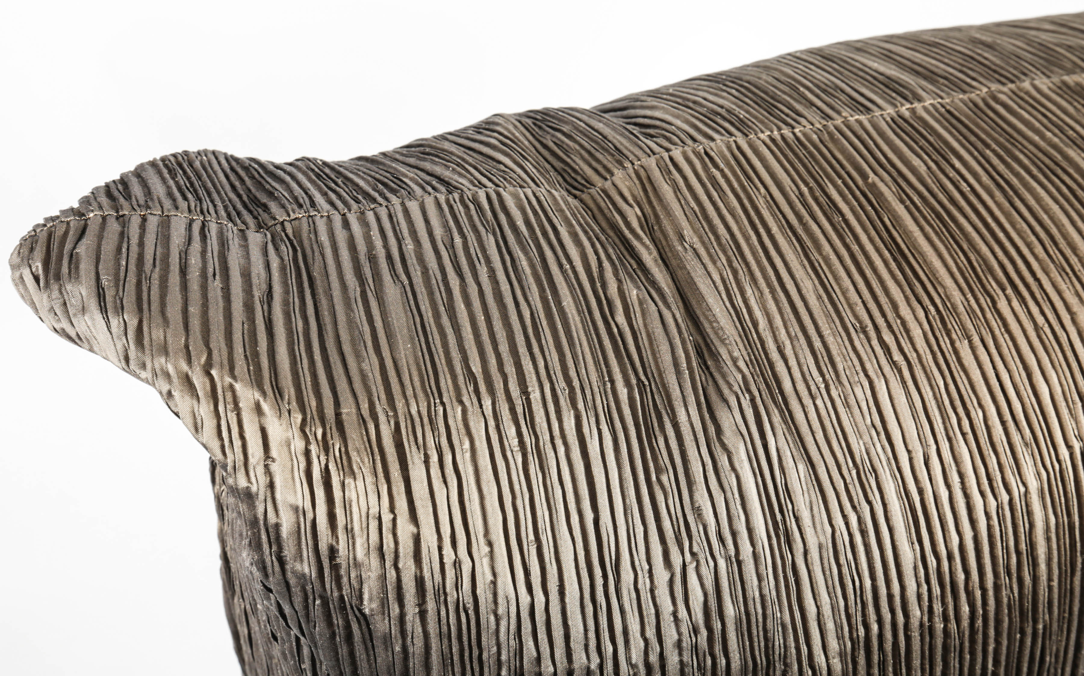 Custom-Made Bronze-Colored Decorative Throw Pillows