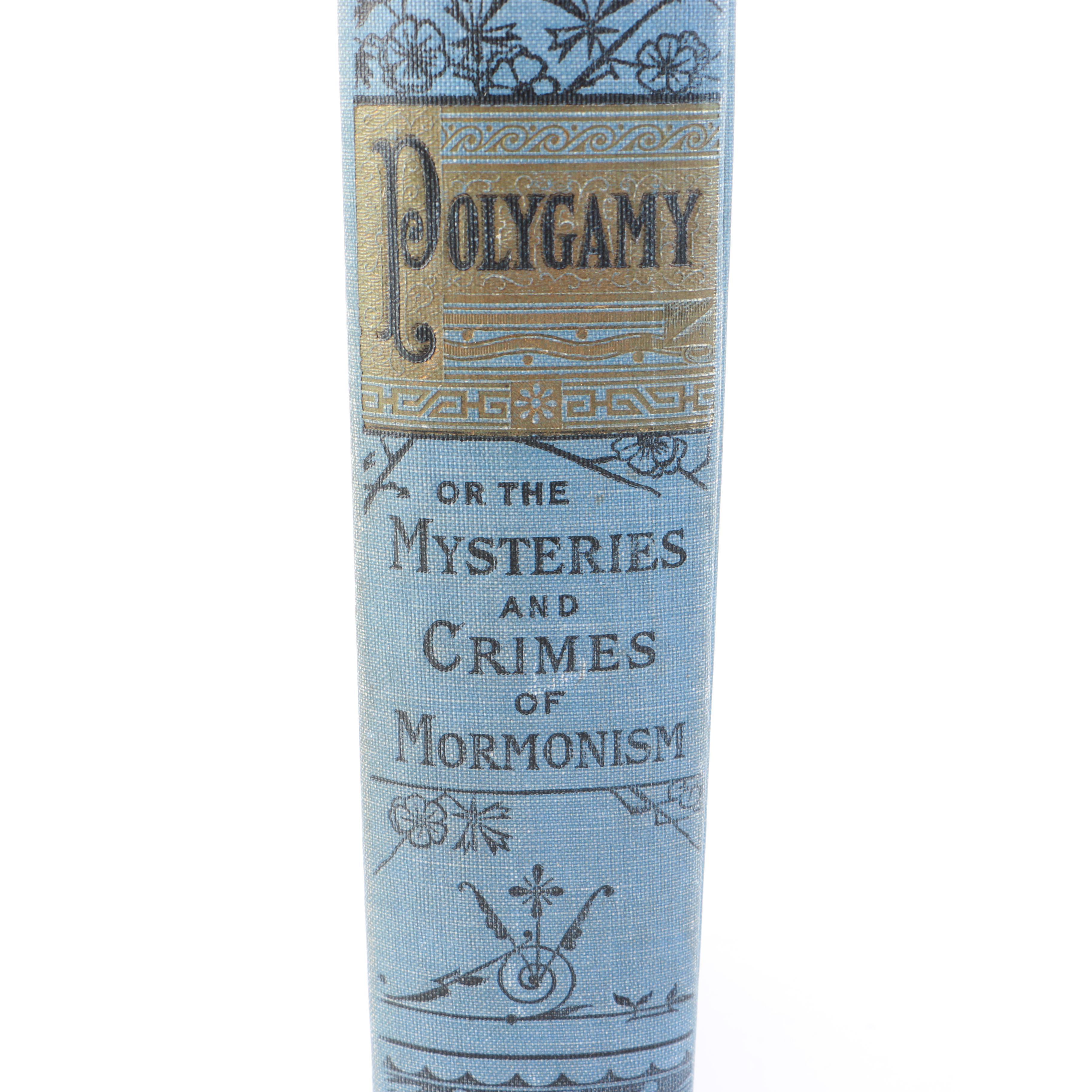 Antique "Polygamy, or the Mysteries and Crimes of Mormonism" by J. H. Beadle