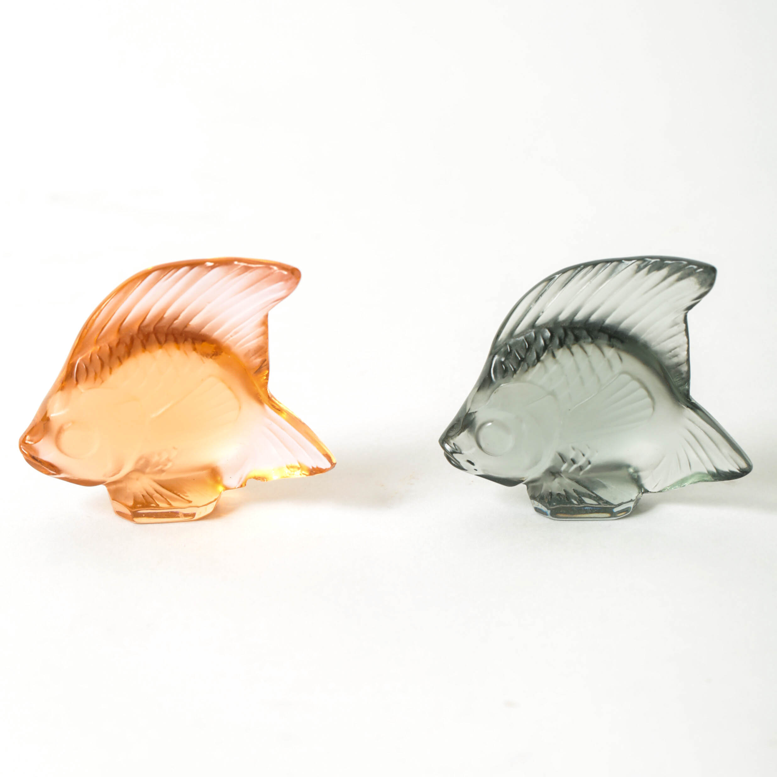 Group of Lalique "Fish" Figures