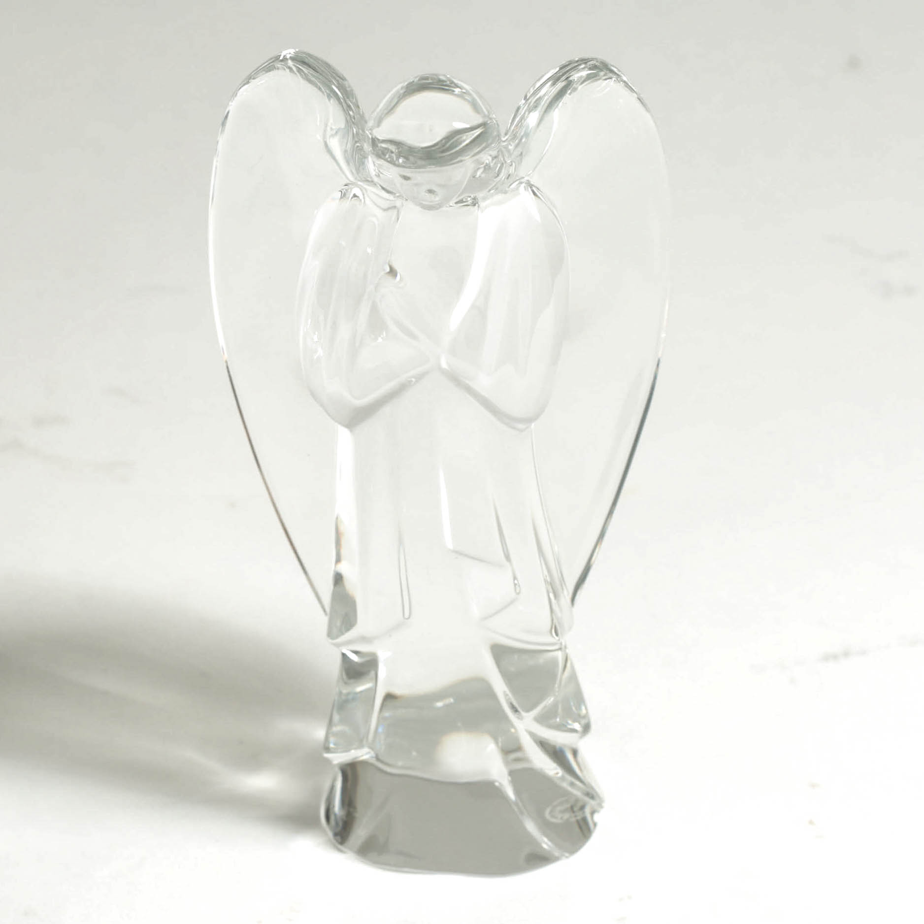 Baccarat Crystal "Angel Arms Folded" Figurine