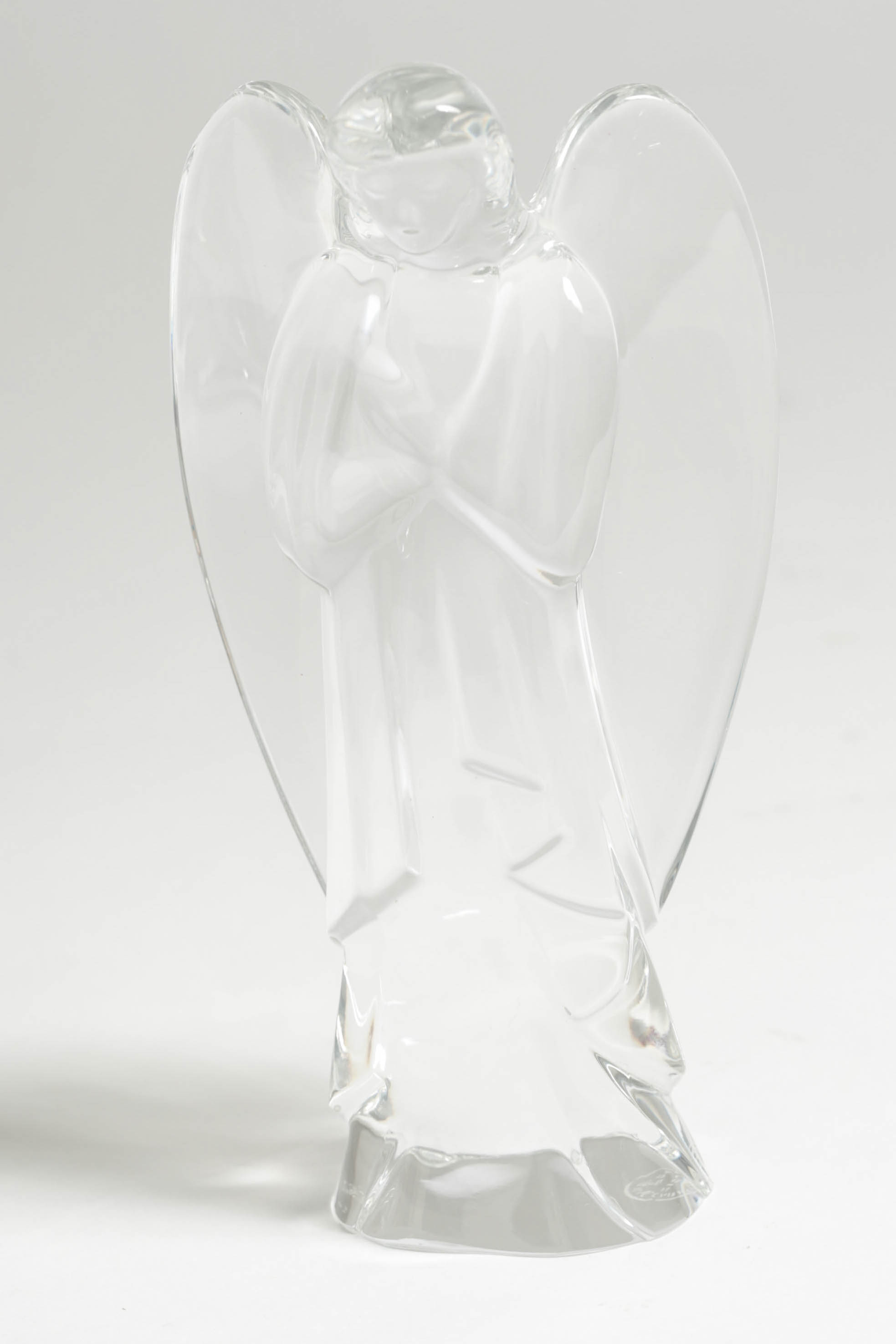 Baccarat Crystal "Angel Arms Folded" Figurine