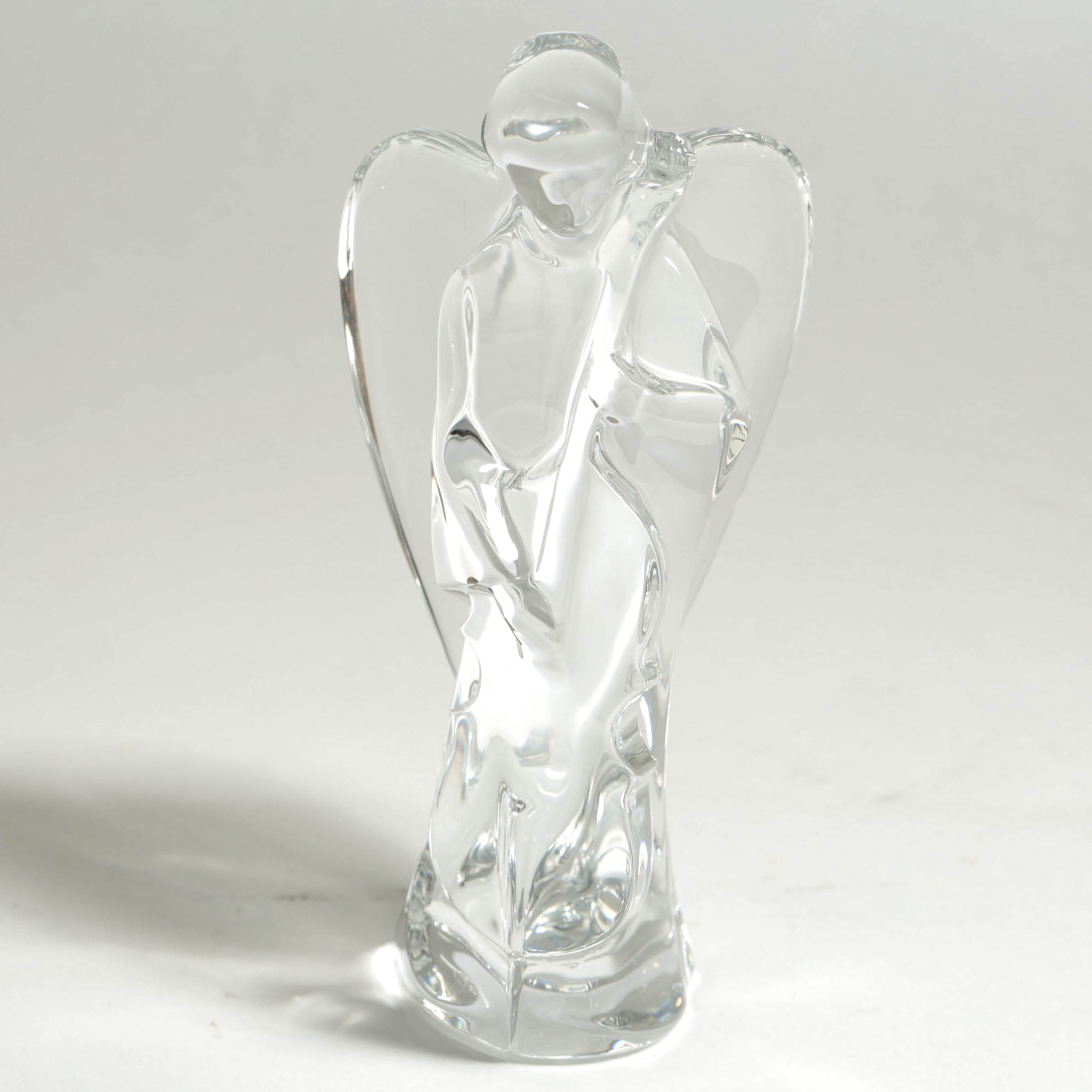 Baccarat "Angel with Cello" Crystal Figurine
